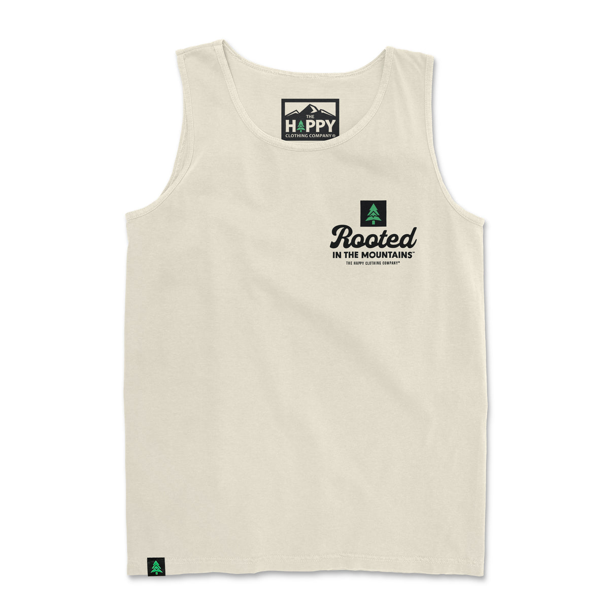 Rooted In The Mountains Nature-Dyed Tank - The Happy Clothing Company
