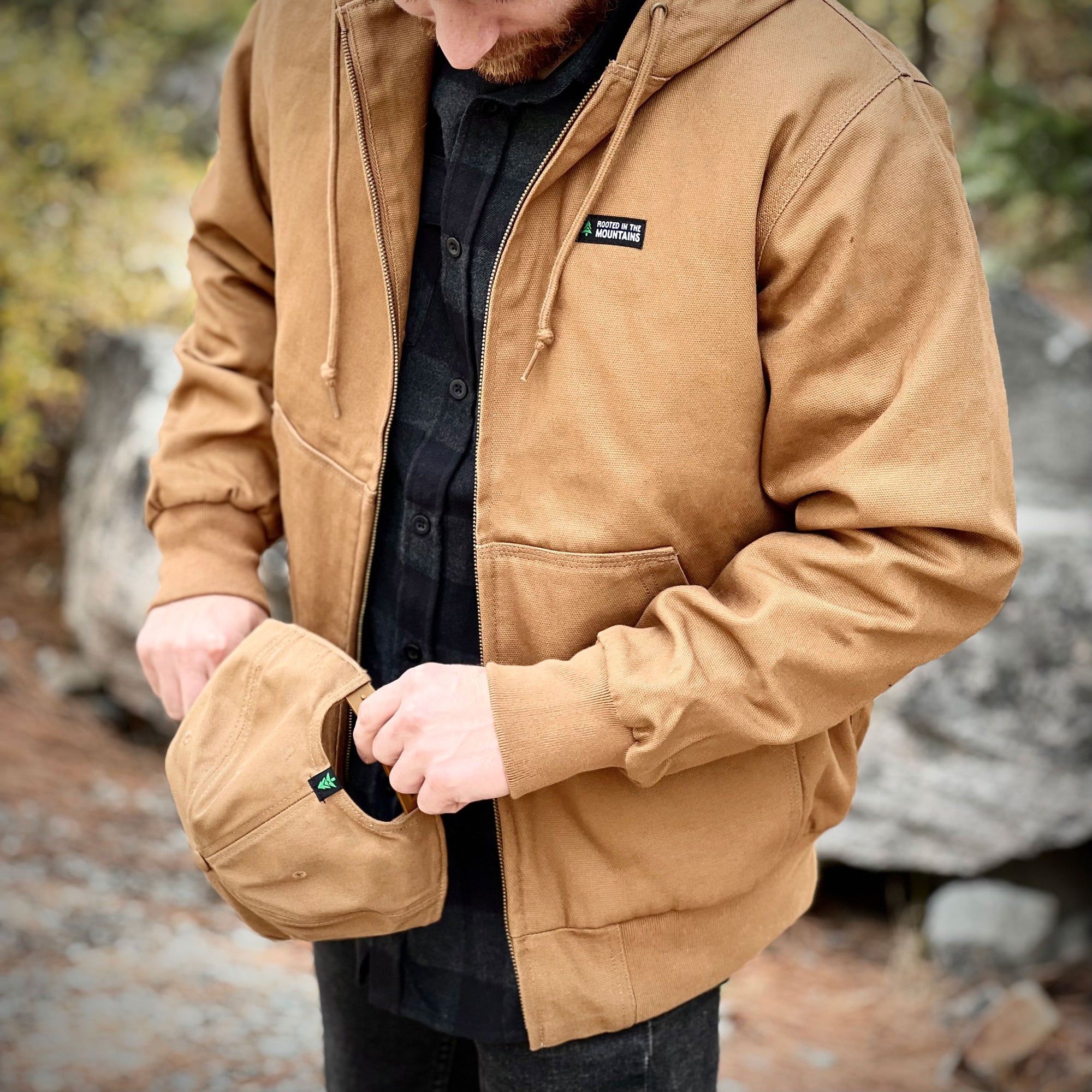 The Pursuer Workwear Jacket w/ Rooted In The Mountains Label