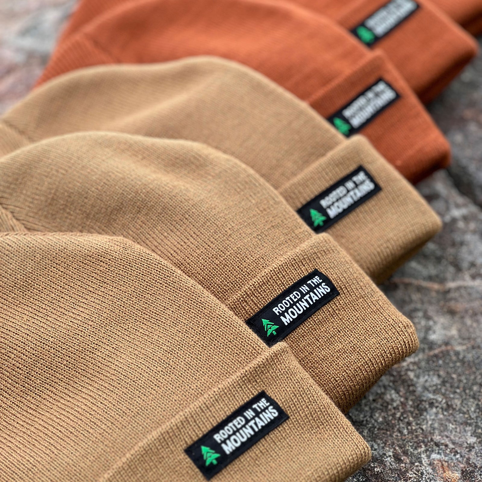 Rooted In The Mountains Cuffed Beanie - The Happy Clothing Company