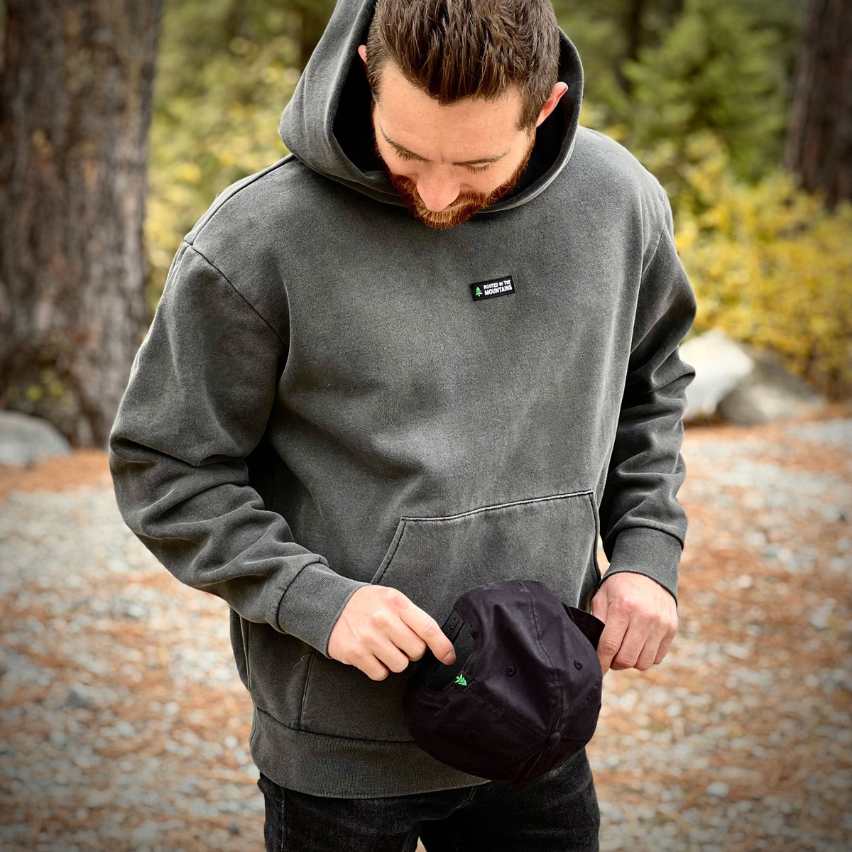 Rooted In The Mountains Unisex Oversized Hoodie