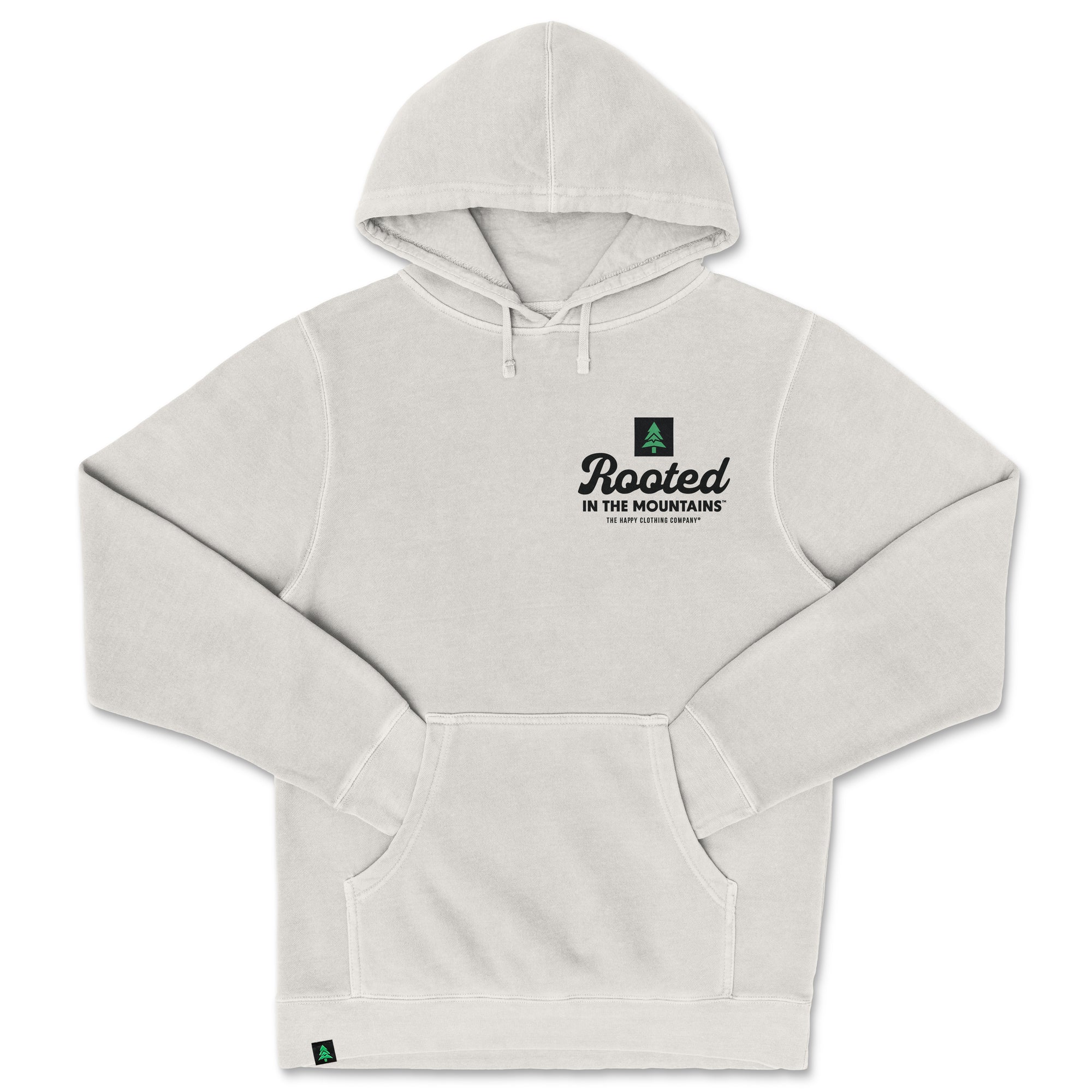 Rooted In The Mountains Nature-Dyed Unisex Hoodie - The Happy Clothing Company