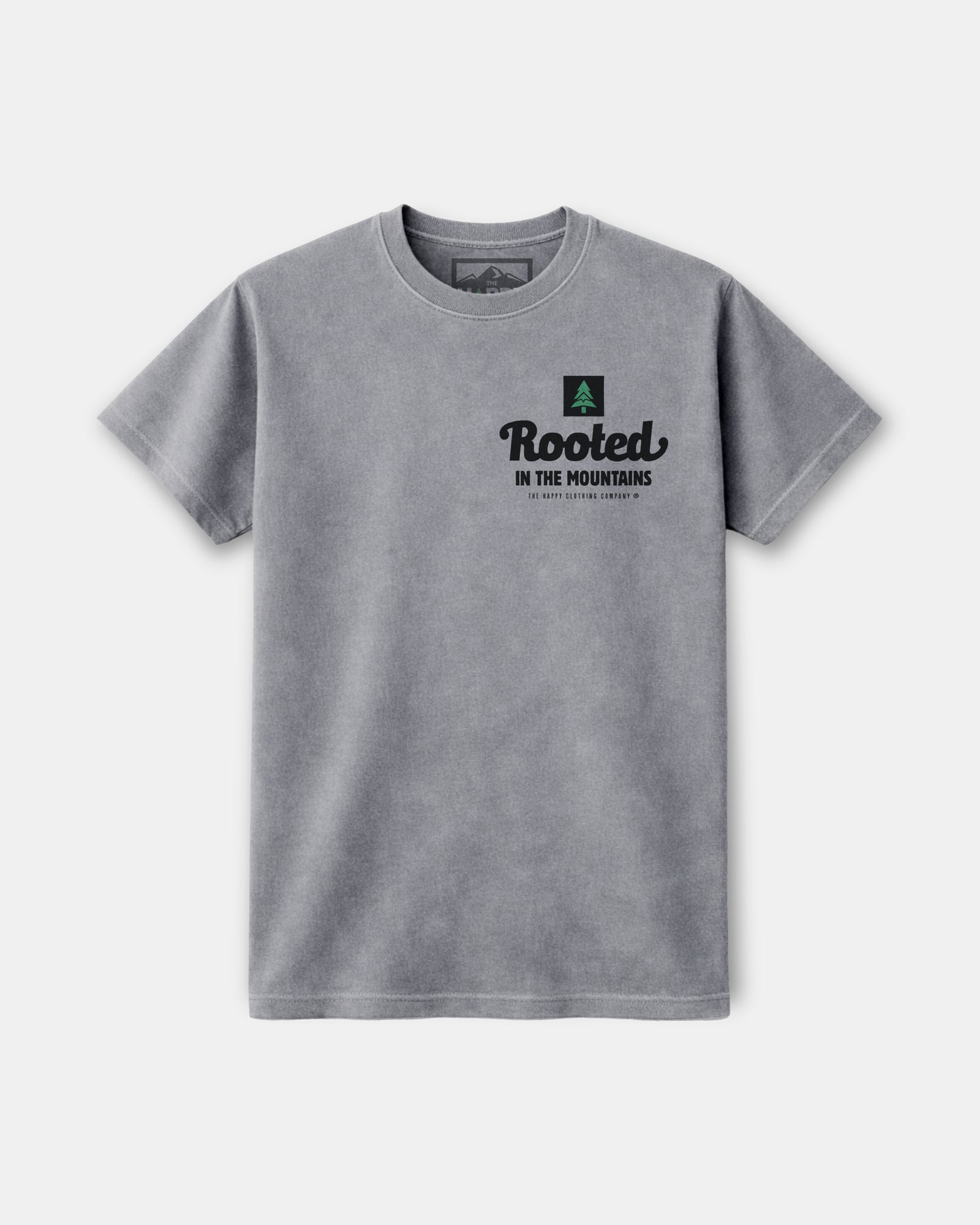 Rooted In The Mountains Nature-Dyed Tee - The Happy Clothing Company