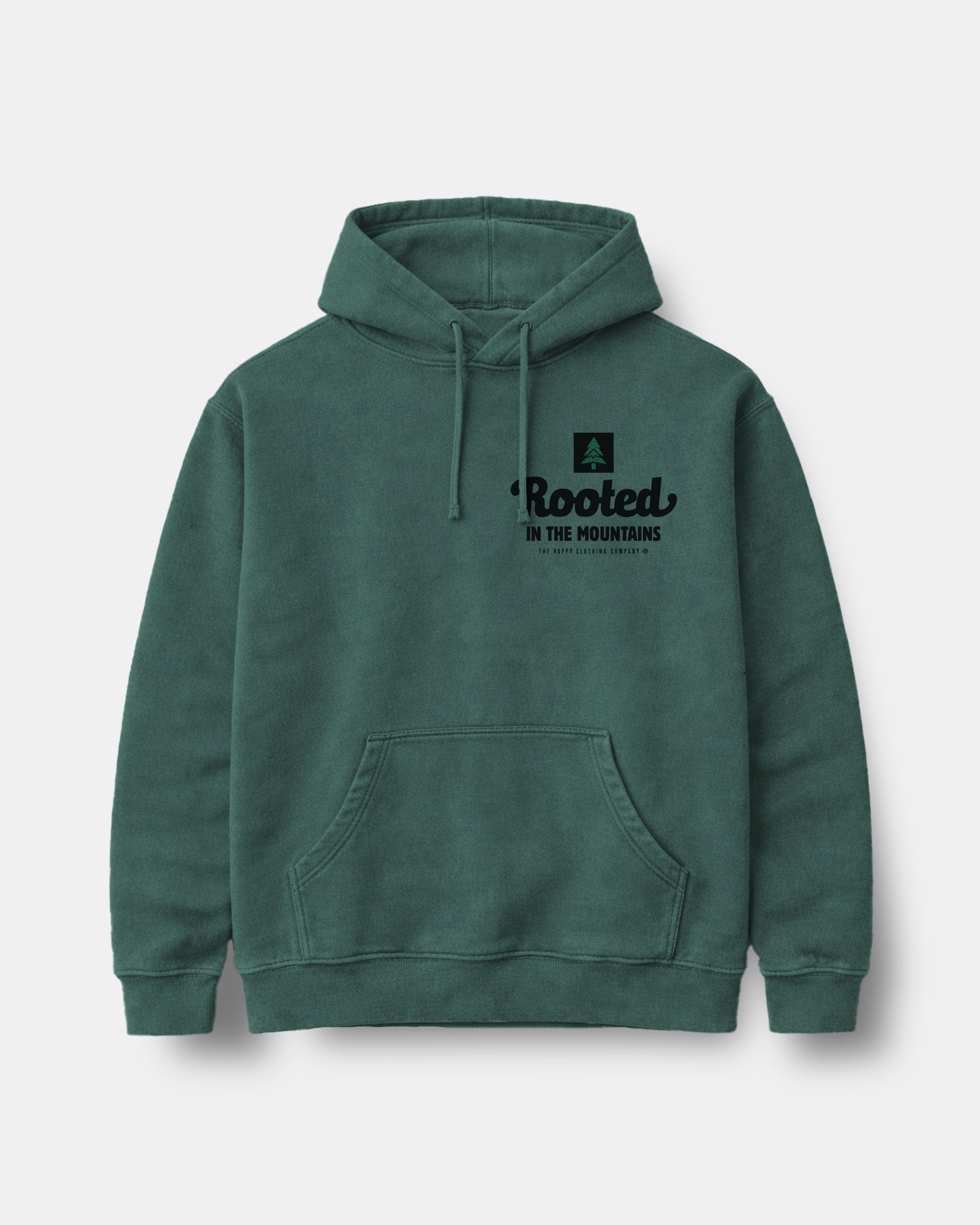 Rooted In The Mountains Nature-Dyed Unisex Hoodie - The Happy Clothing Company