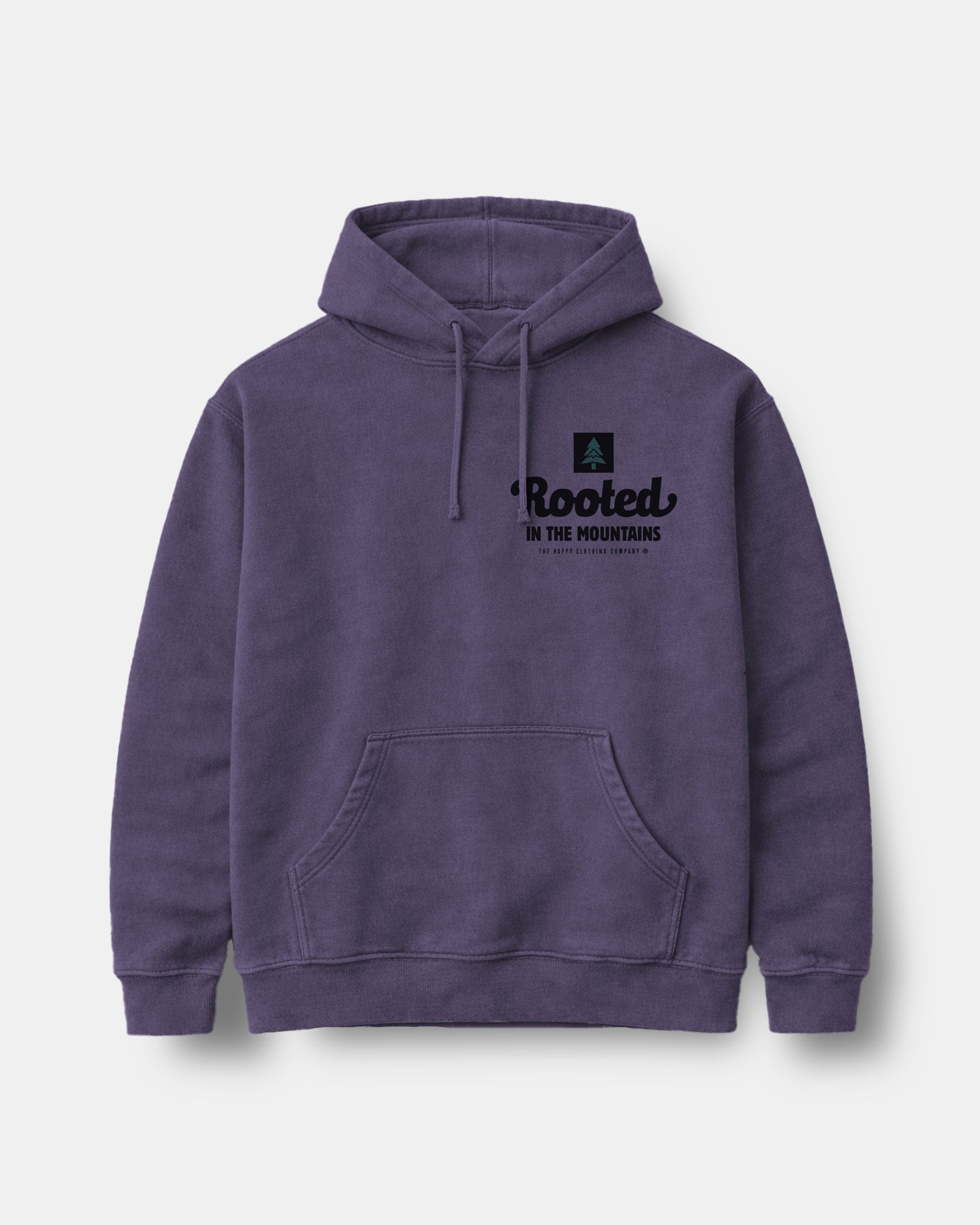 Rooted In The Mountains Nature-Dyed Unisex Hoodie - The Happy Clothing Company