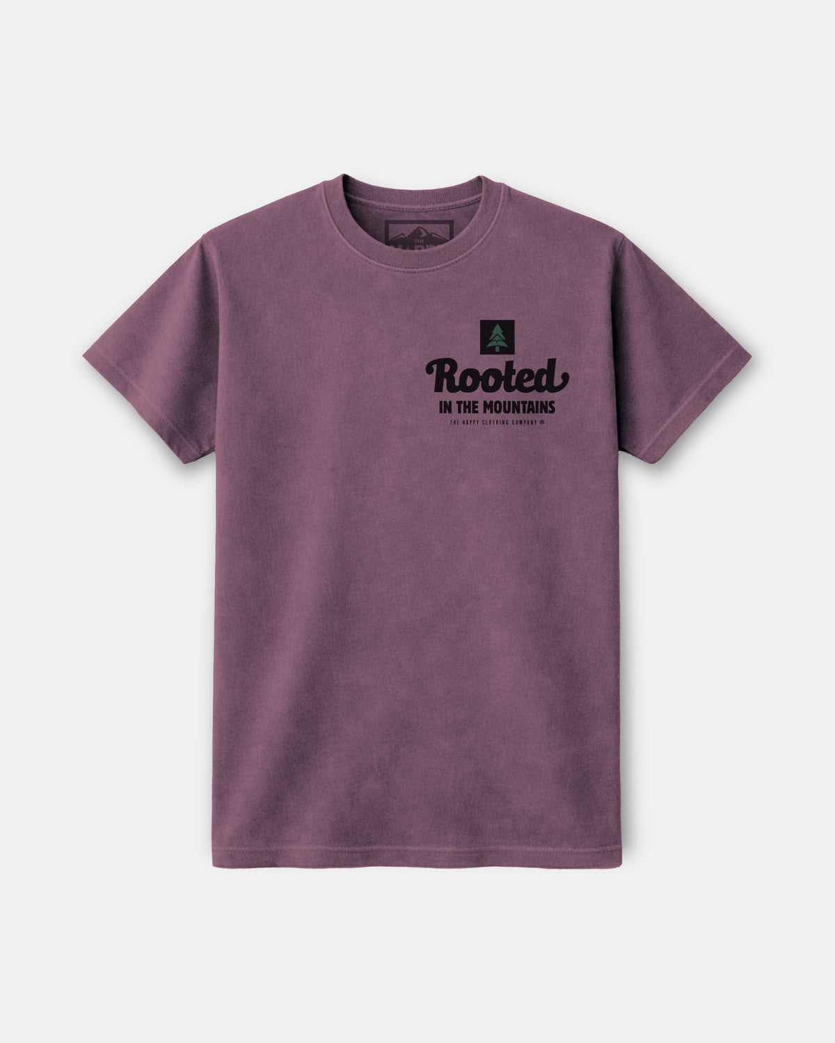 Rooted In The Mountains Nature-Dyed Tee - The Happy Clothing Company