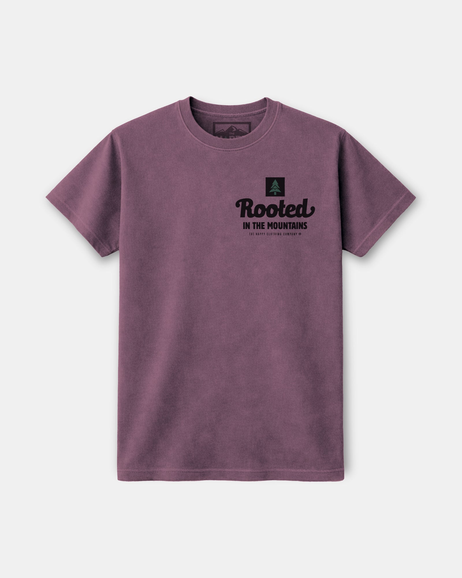 Rooted In The Mountains Nature-Dyed Tee - The Happy Clothing Company