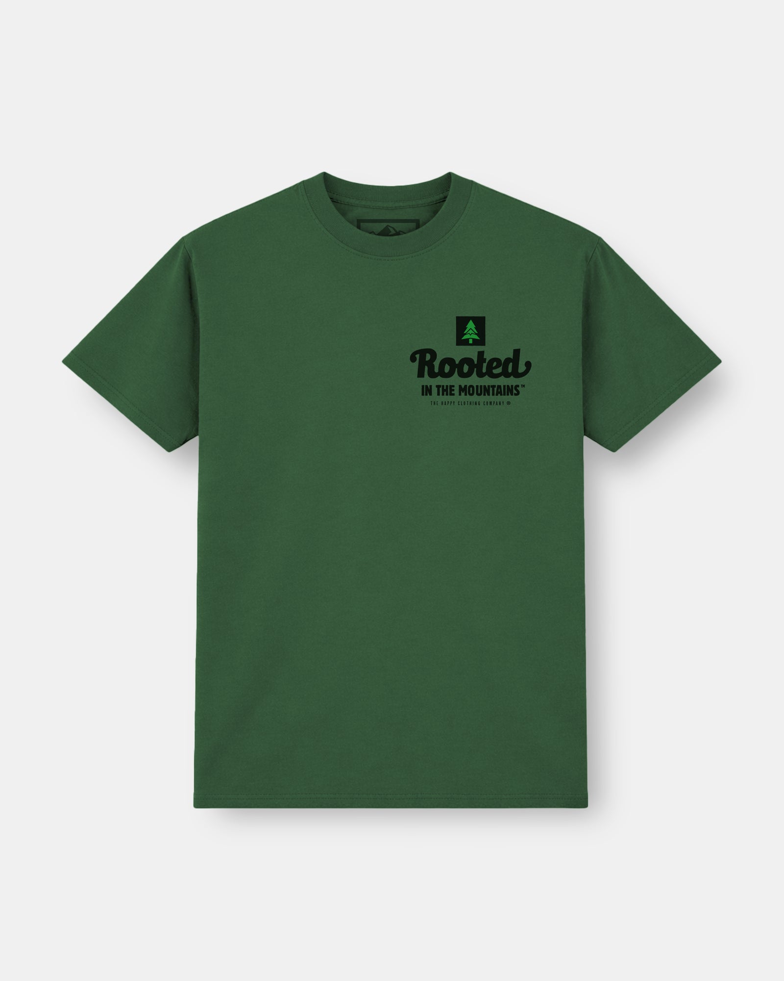 Rooted In The Mountains Heavy Cotton Tee - The Happy Clothing Company