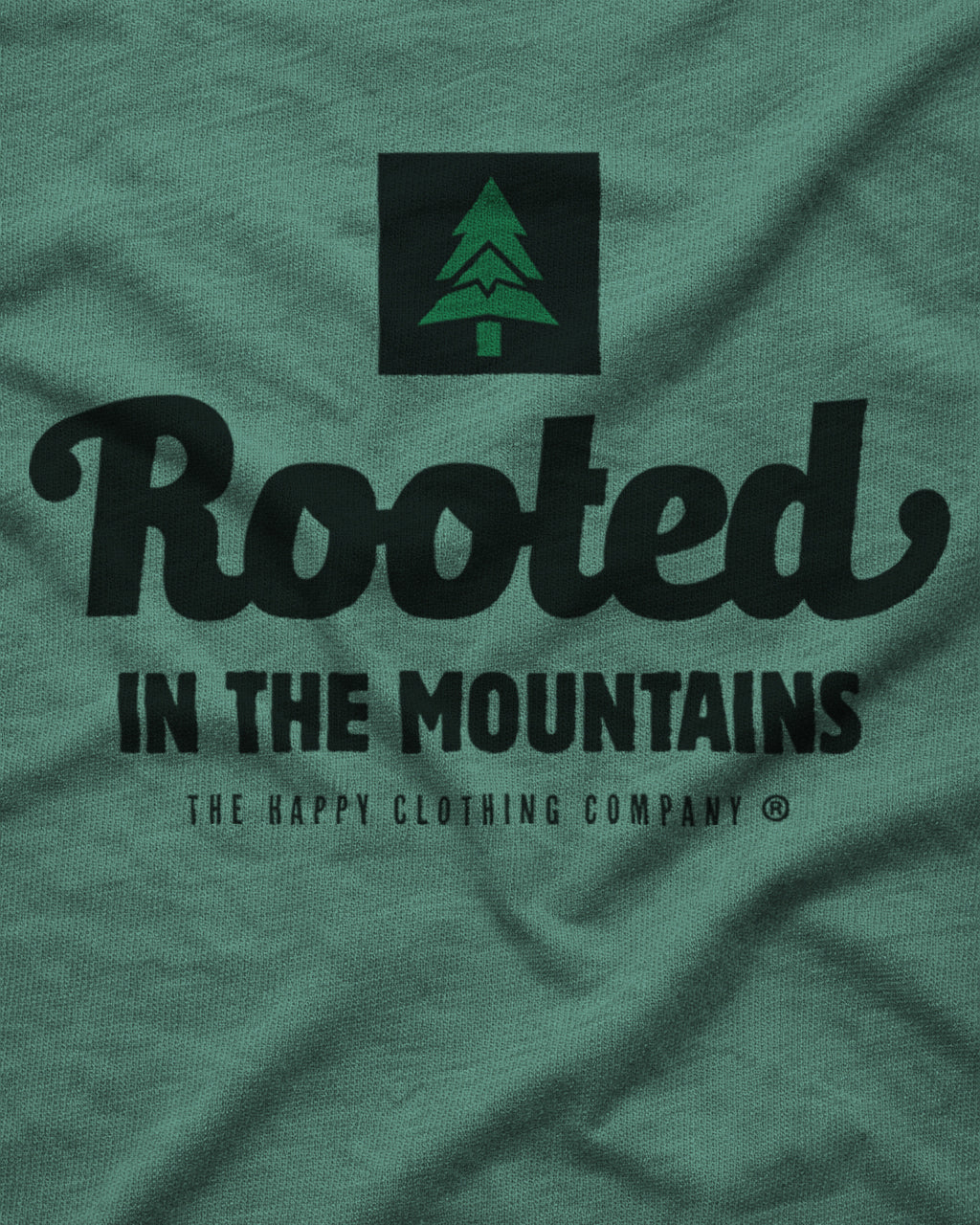 Rooted In The Mountains Nature-Dyed Tee - The Happy Clothing Company