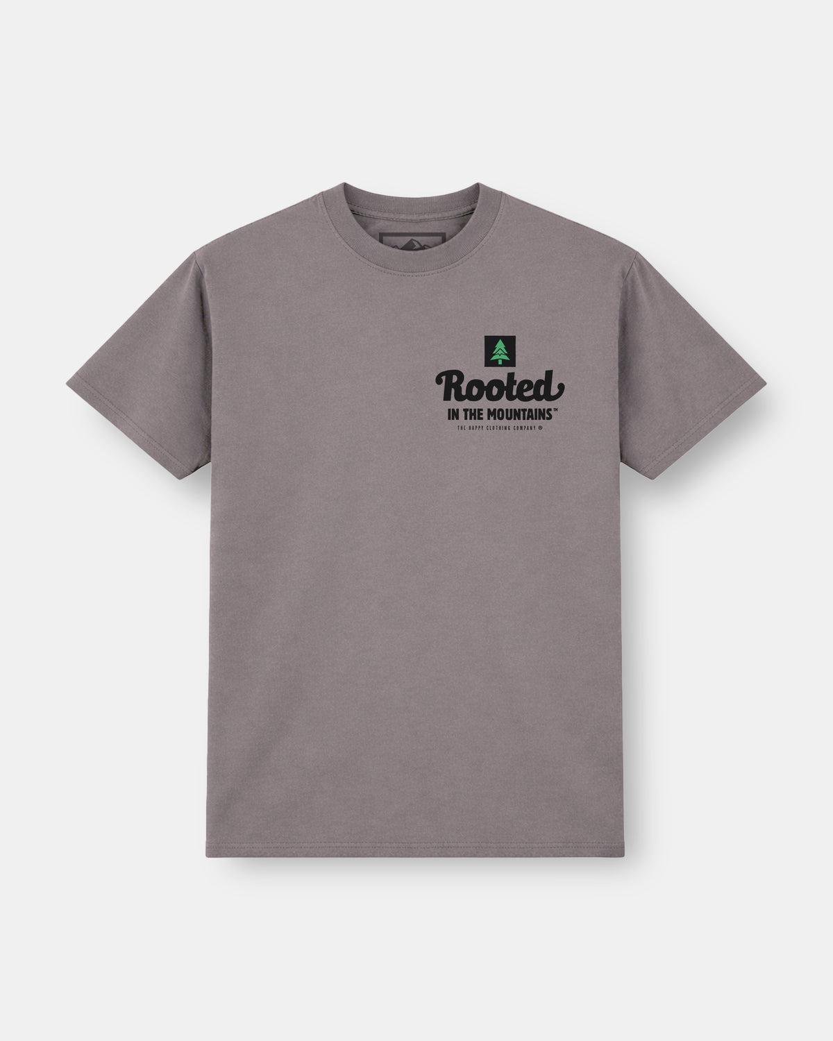 Rooted In The Mountains Heavy Cotton Tee - The Happy Clothing Company