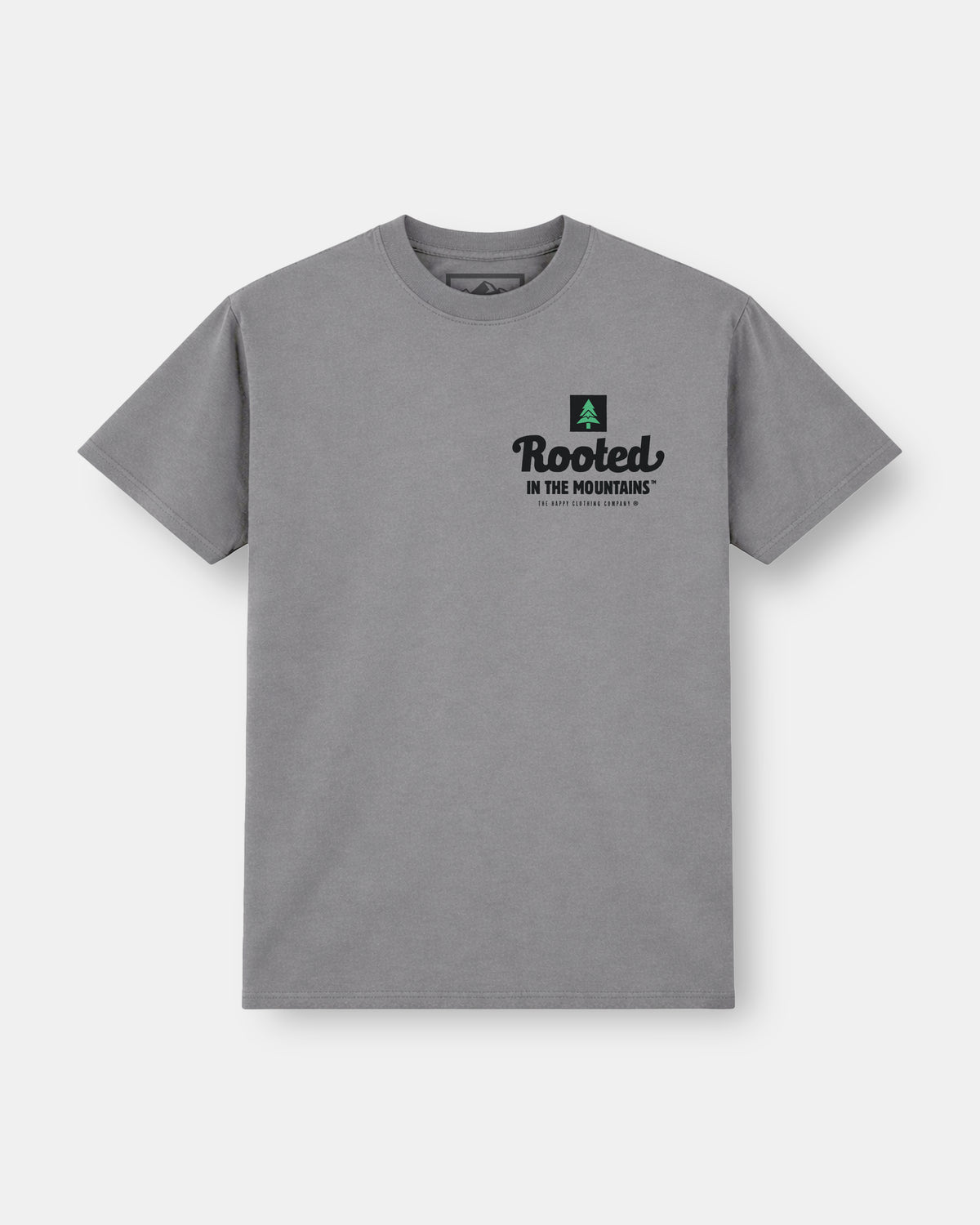 Rooted In The Mountains Heavy Cotton Tee - The Happy Clothing Company