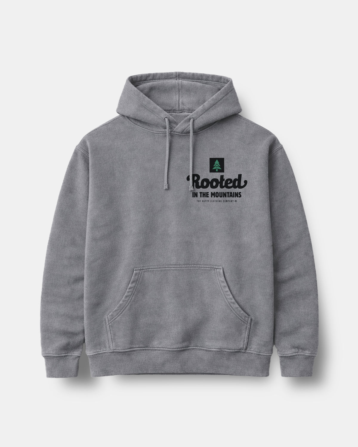 Rooted In The Mountains Nature-Dyed Unisex Hoodie - The Happy Clothing Company