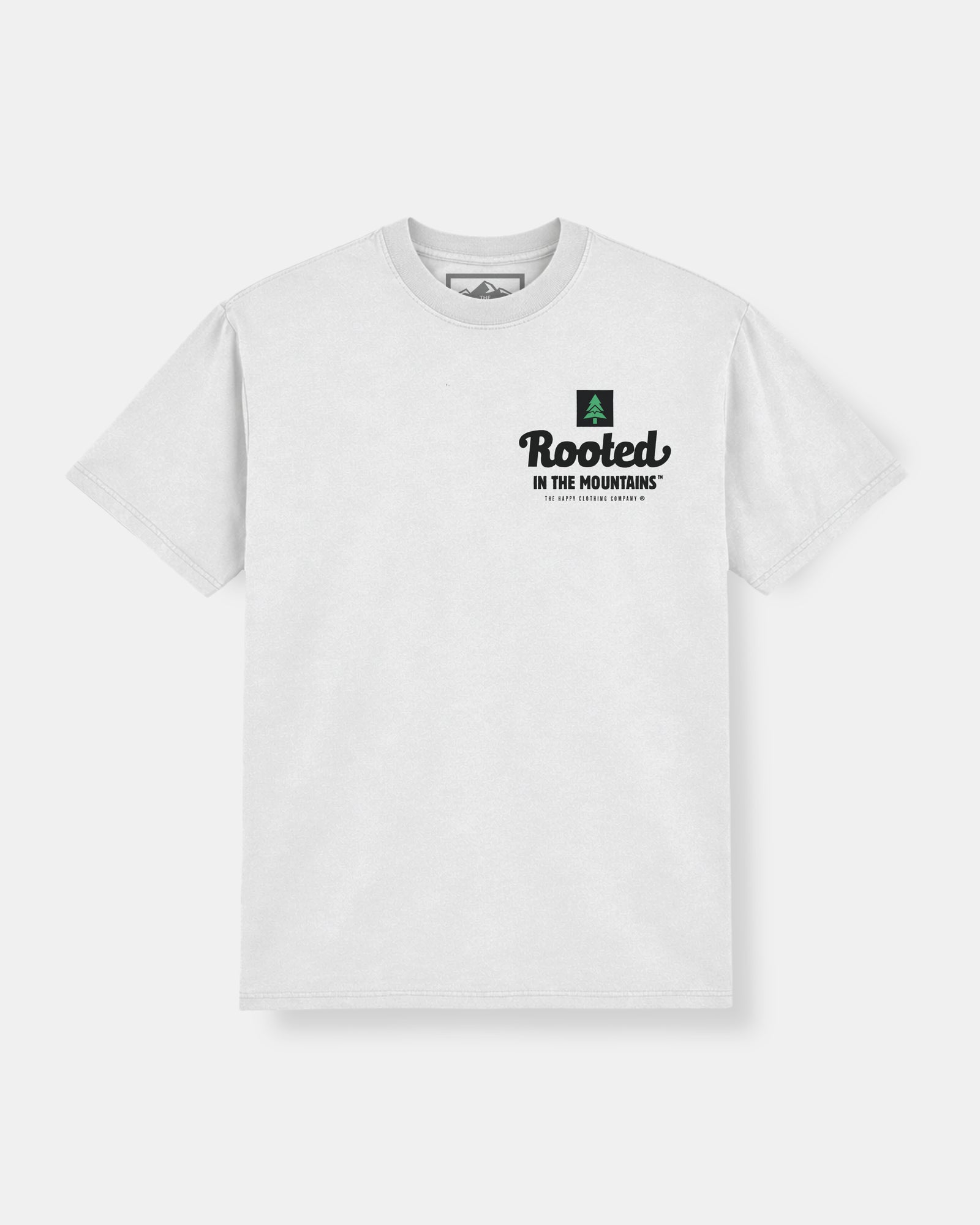 Rooted In The Mountains Heavy Cotton Tee - The Happy Clothing Company