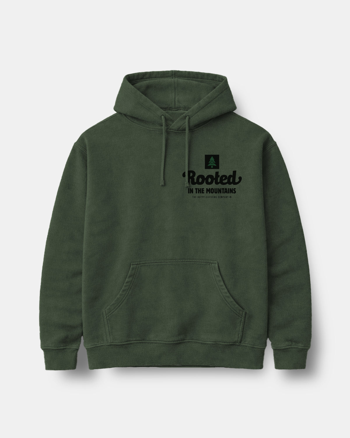 Rooted In The Mountains Nature-Dyed Unisex Hoodie - The Happy Clothing Company