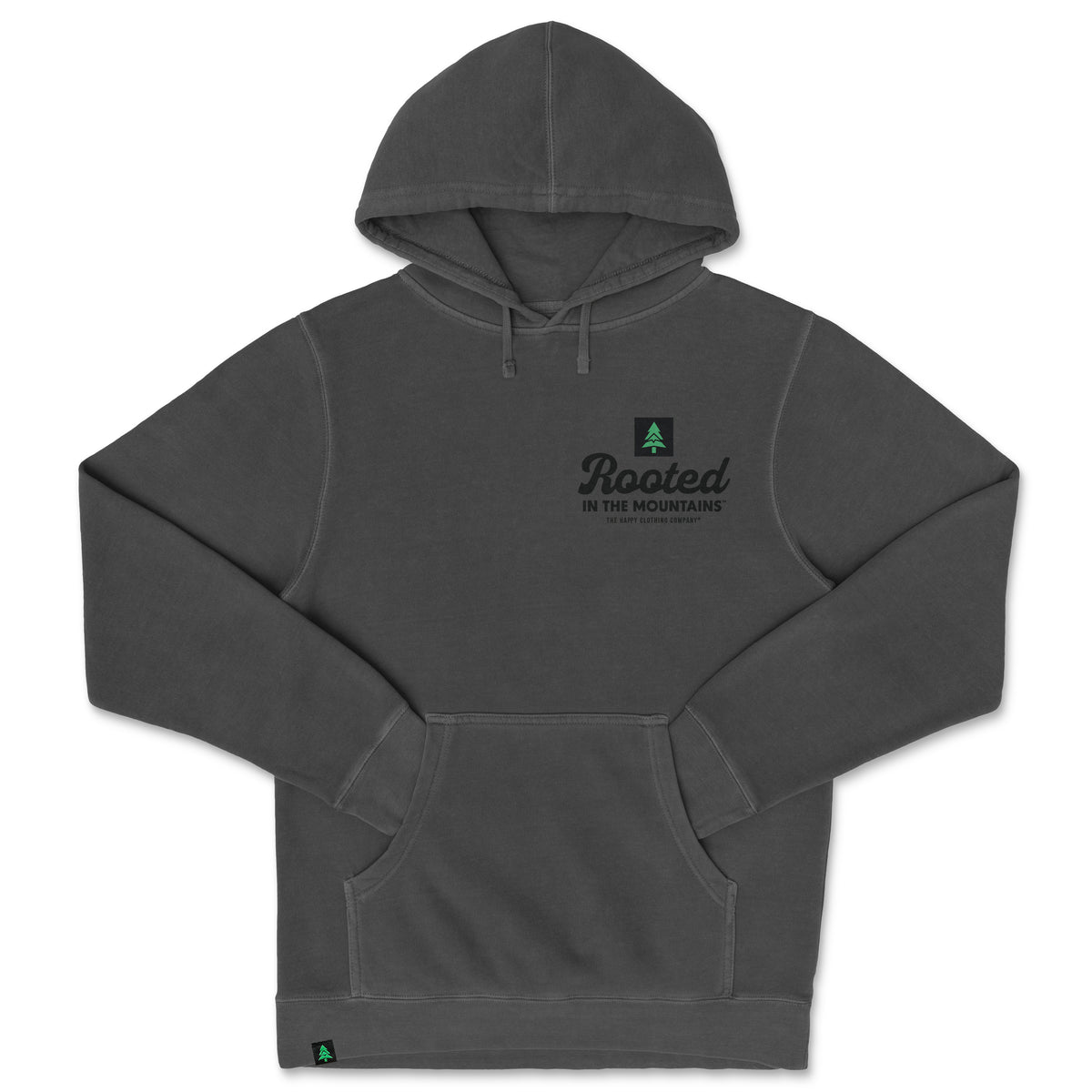 Rooted In The Mountains Nature-Dyed Unisex Hoodie - The Happy Clothing Company