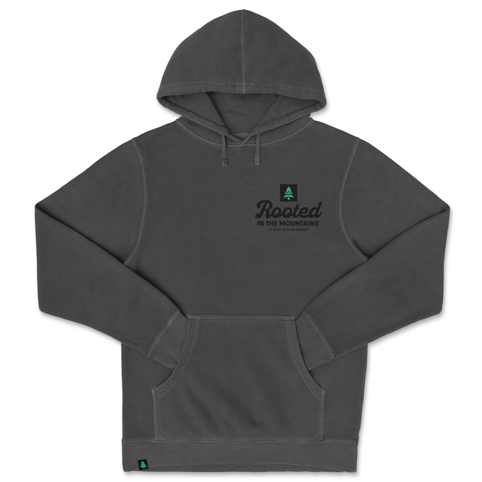 Rooted In The Mountains Nature-Dyed Unisex Hoodie - The Happy Clothing Company