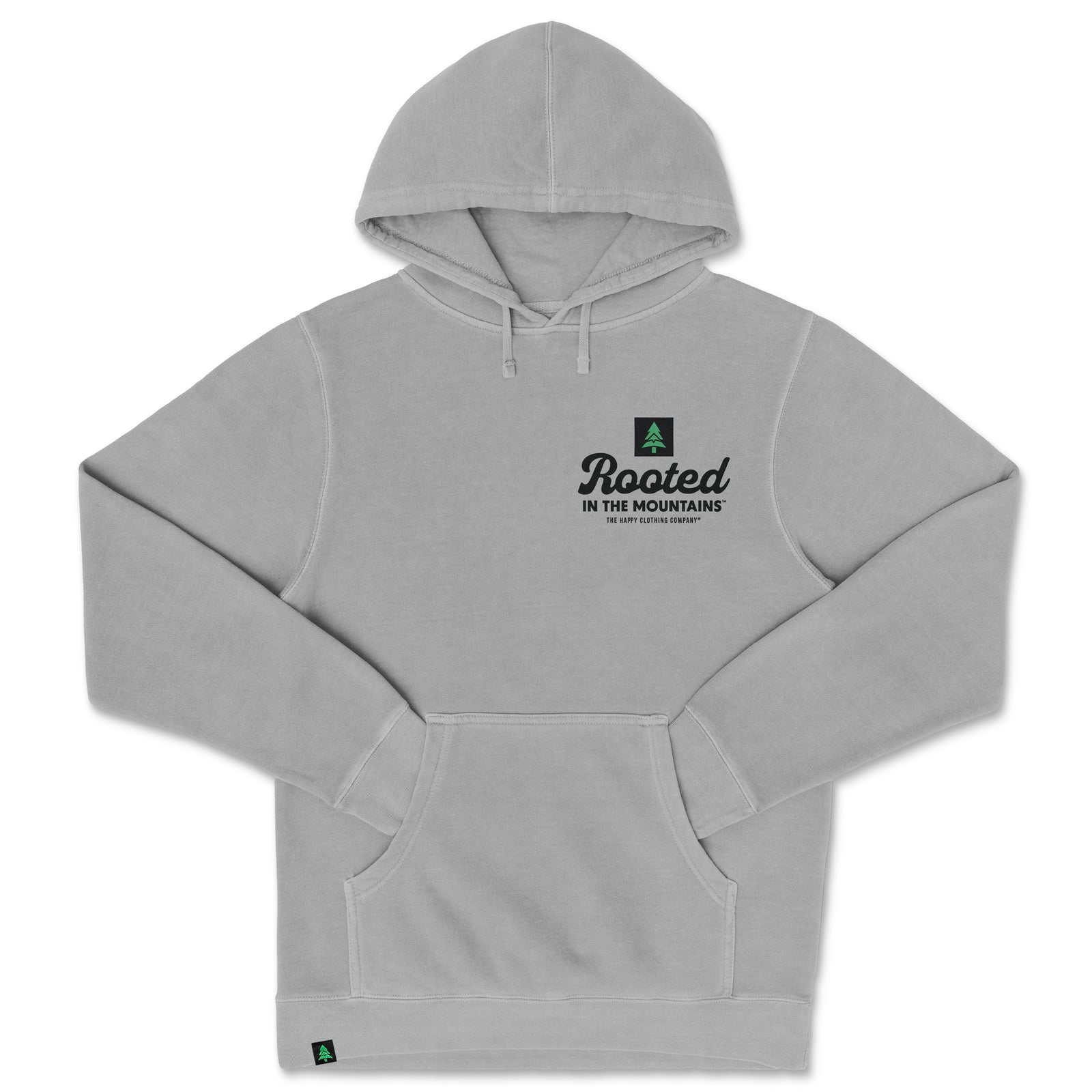 Rooted In The Mountains Nature-Dyed Unisex Hoodie - The Happy Clothing Company