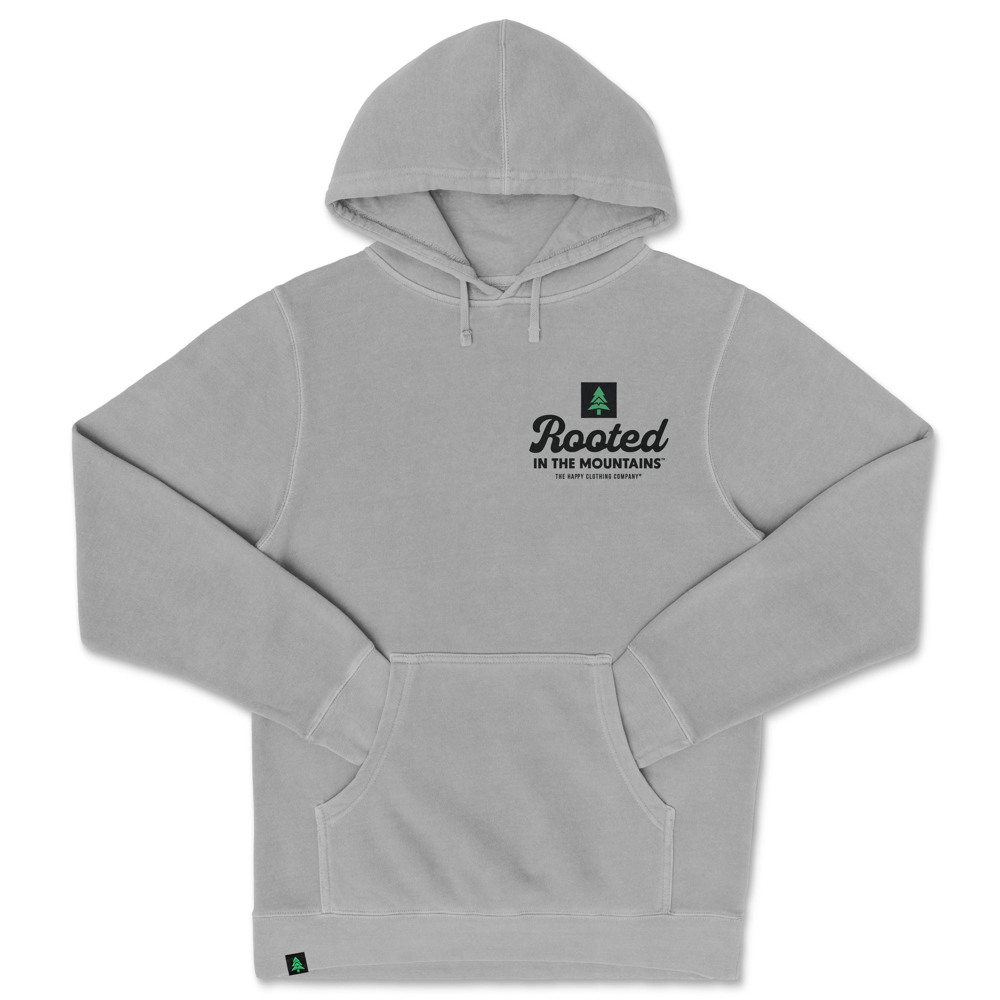 Rooted In The Mountains Nature-Dyed Unisex Hoodie - The Happy Clothing Company