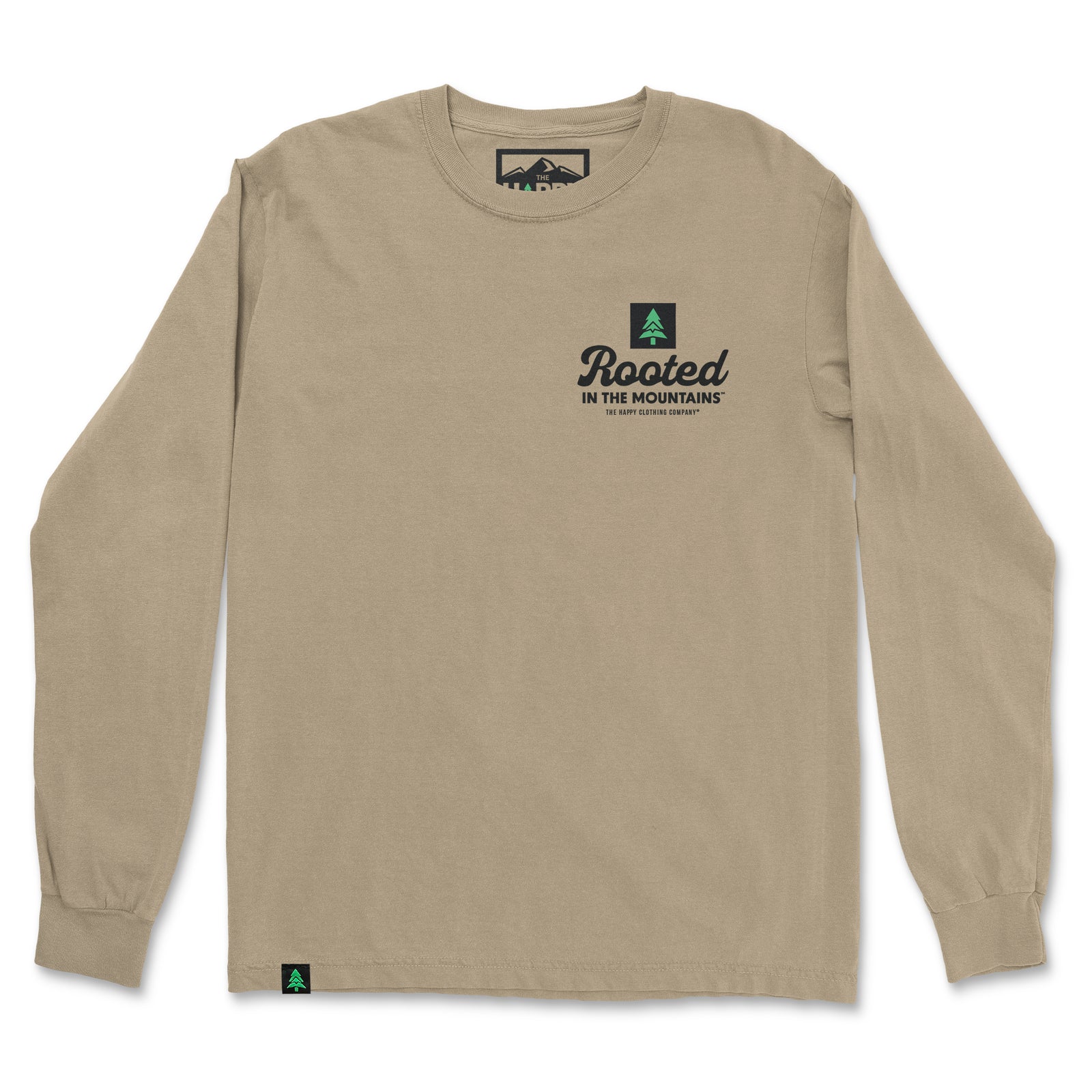 Rooted In The Mountains Nature-Dyed Long Sleeve - The Happy Clothing Company