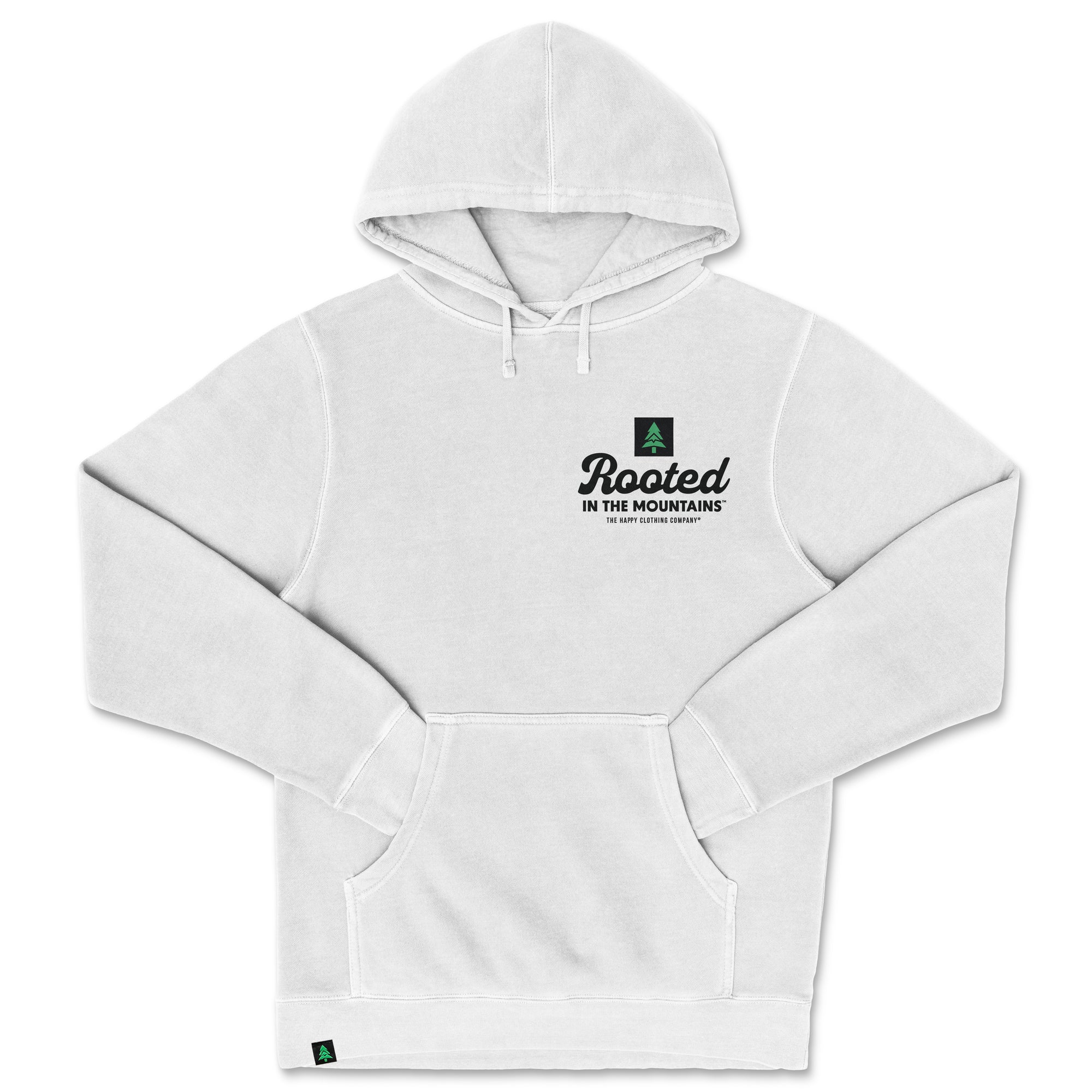 Rooted In The Mountains Nature-Dyed Unisex Hoodie - The Happy Clothing Company
