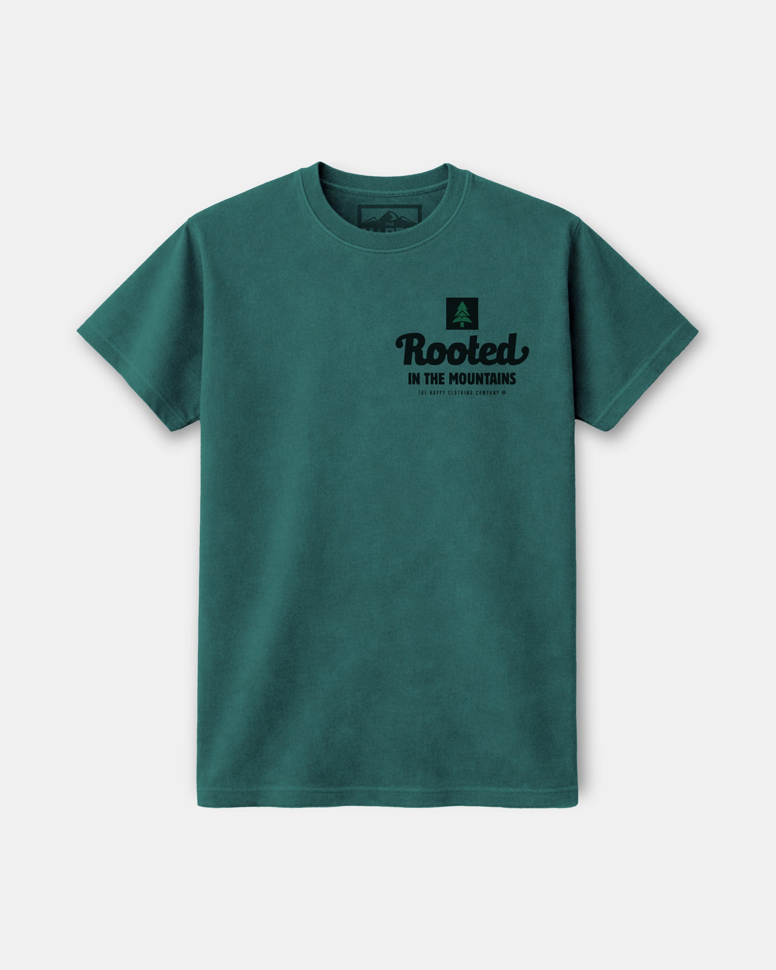 Rooted In The Mountains Nature-Dyed Tee - The Happy Clothing Company