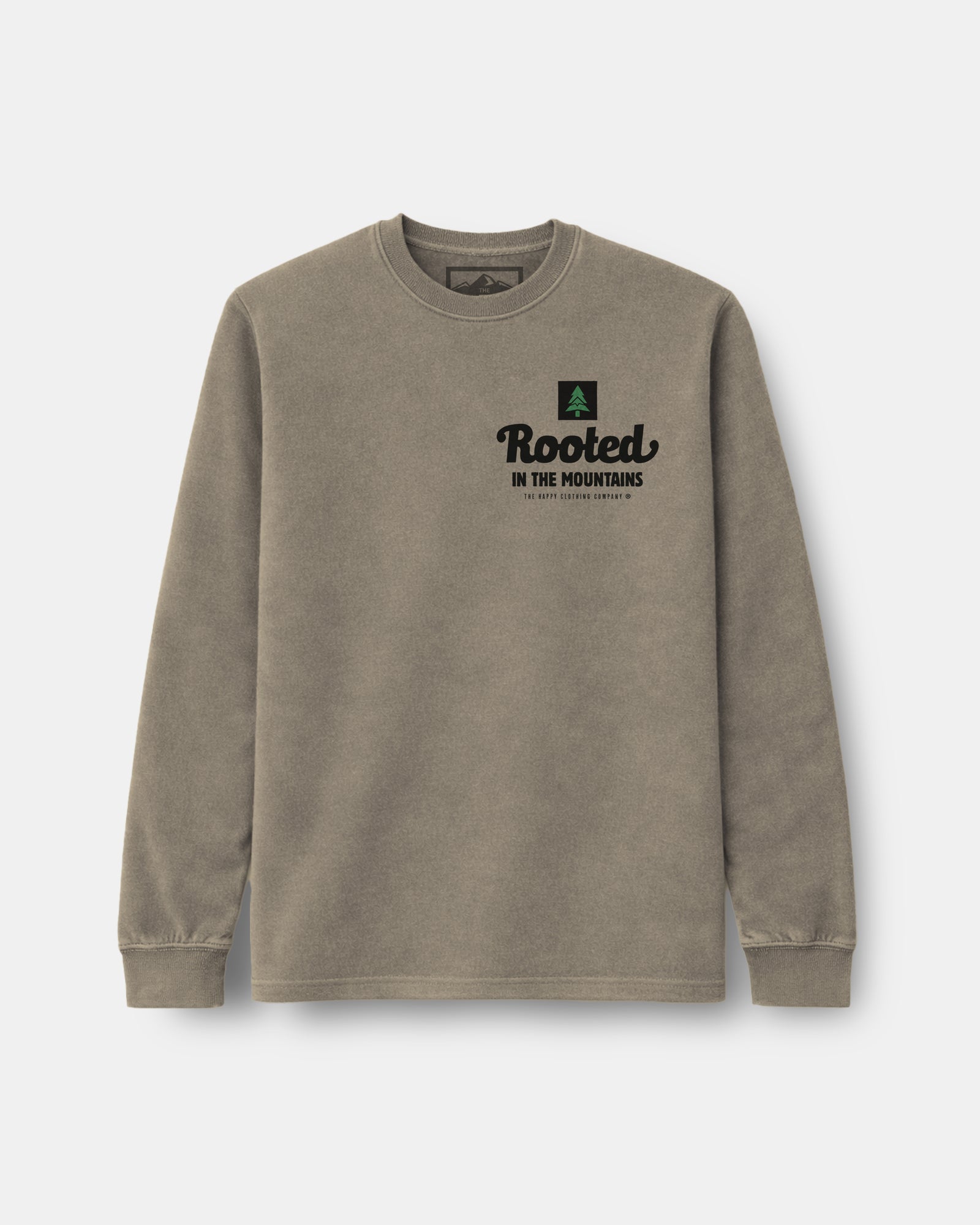 Rooted In The Mountains Nature-Dyed Long Sleeve - The Happy Clothing Company