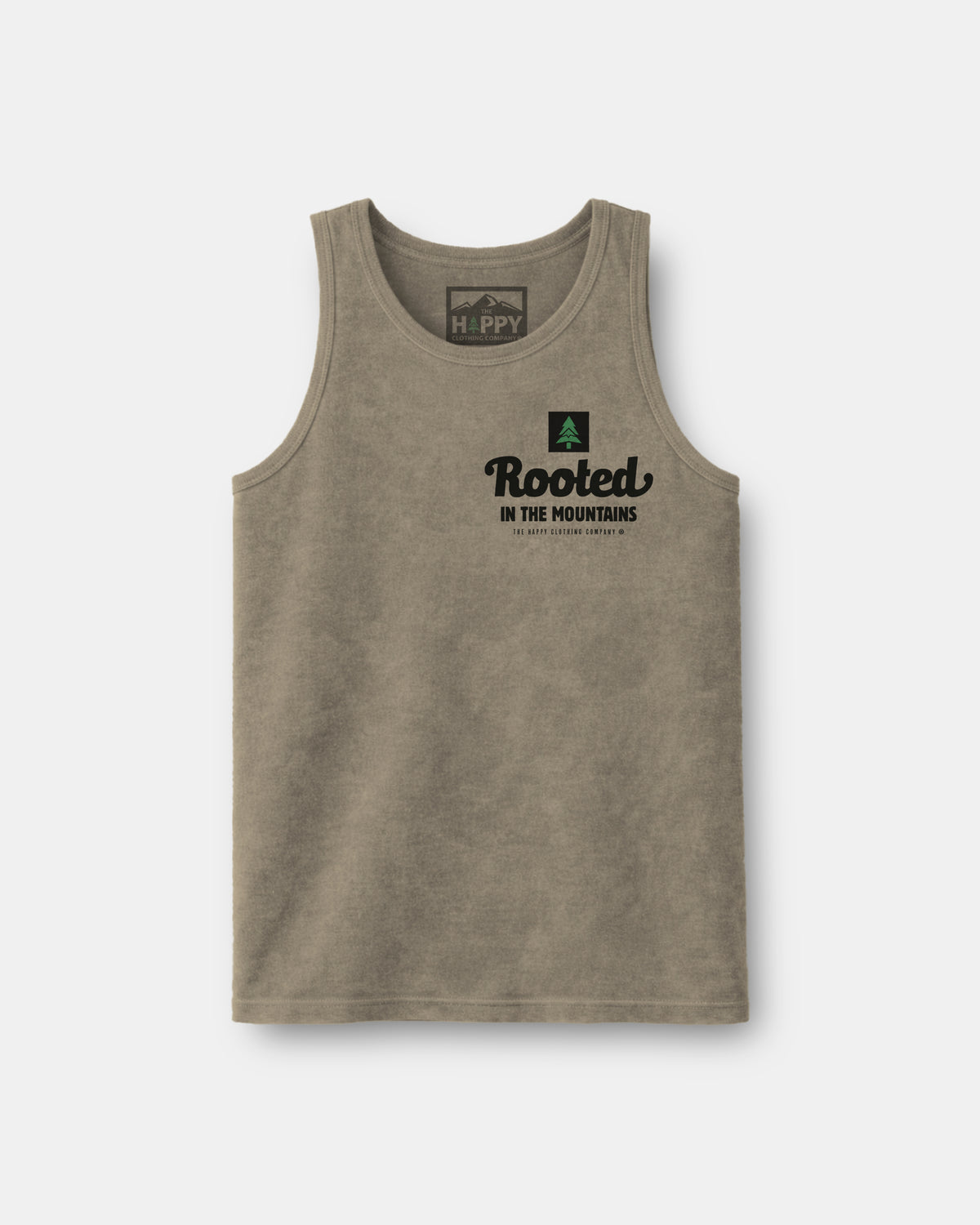 Rooted In The Mountains Nature-Dyed Tank - The Happy Clothing Company