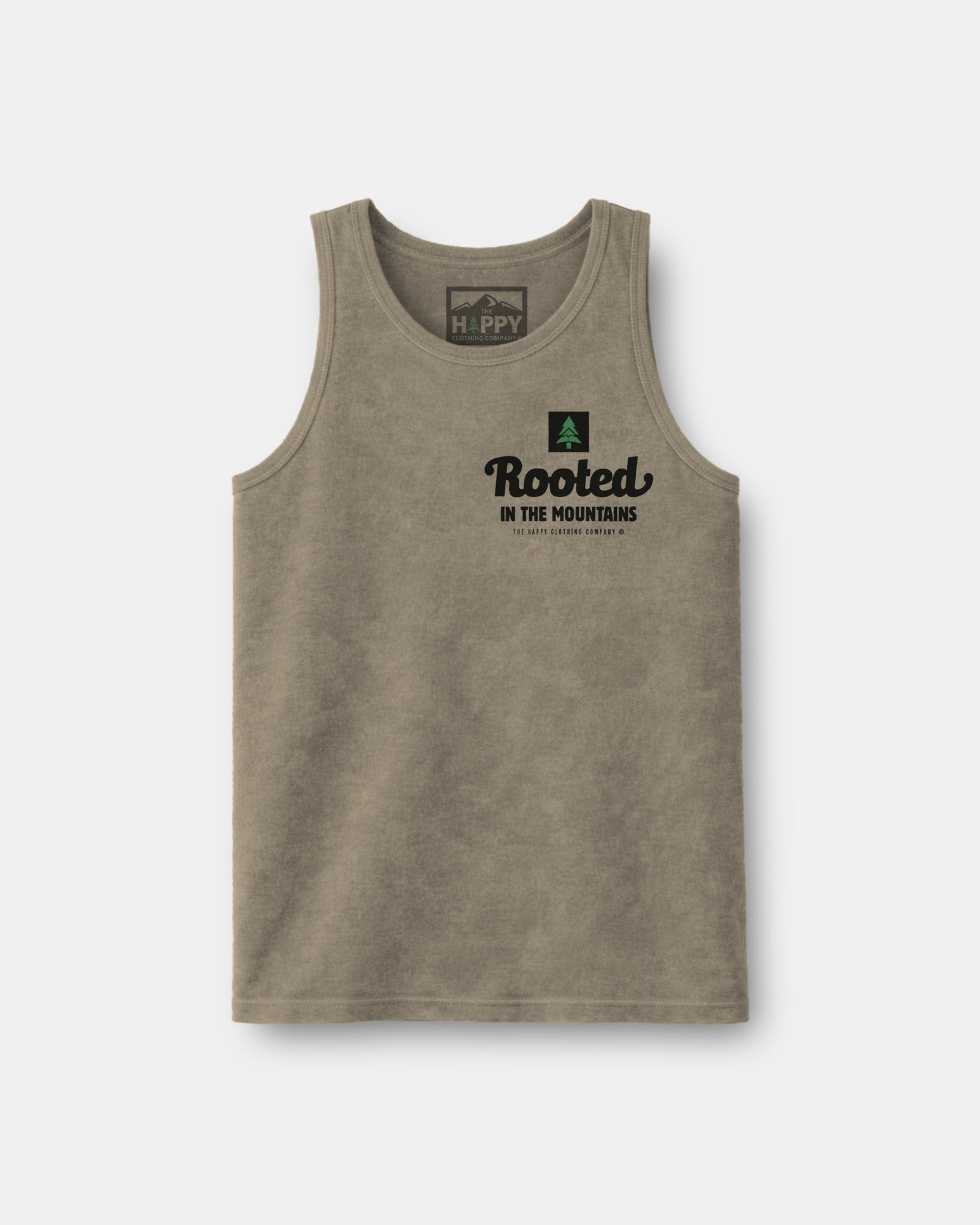 Rooted In The Mountains Nature-Dyed Tank - The Happy Clothing Company