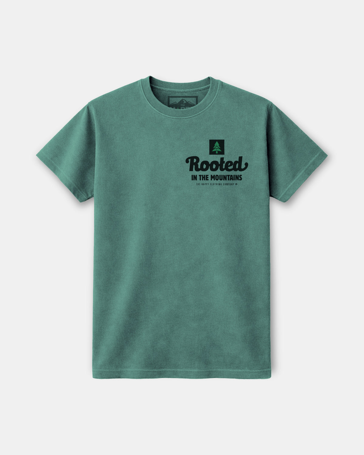 Rooted In The Mountains Nature-Dyed Tee - The Happy Clothing Company