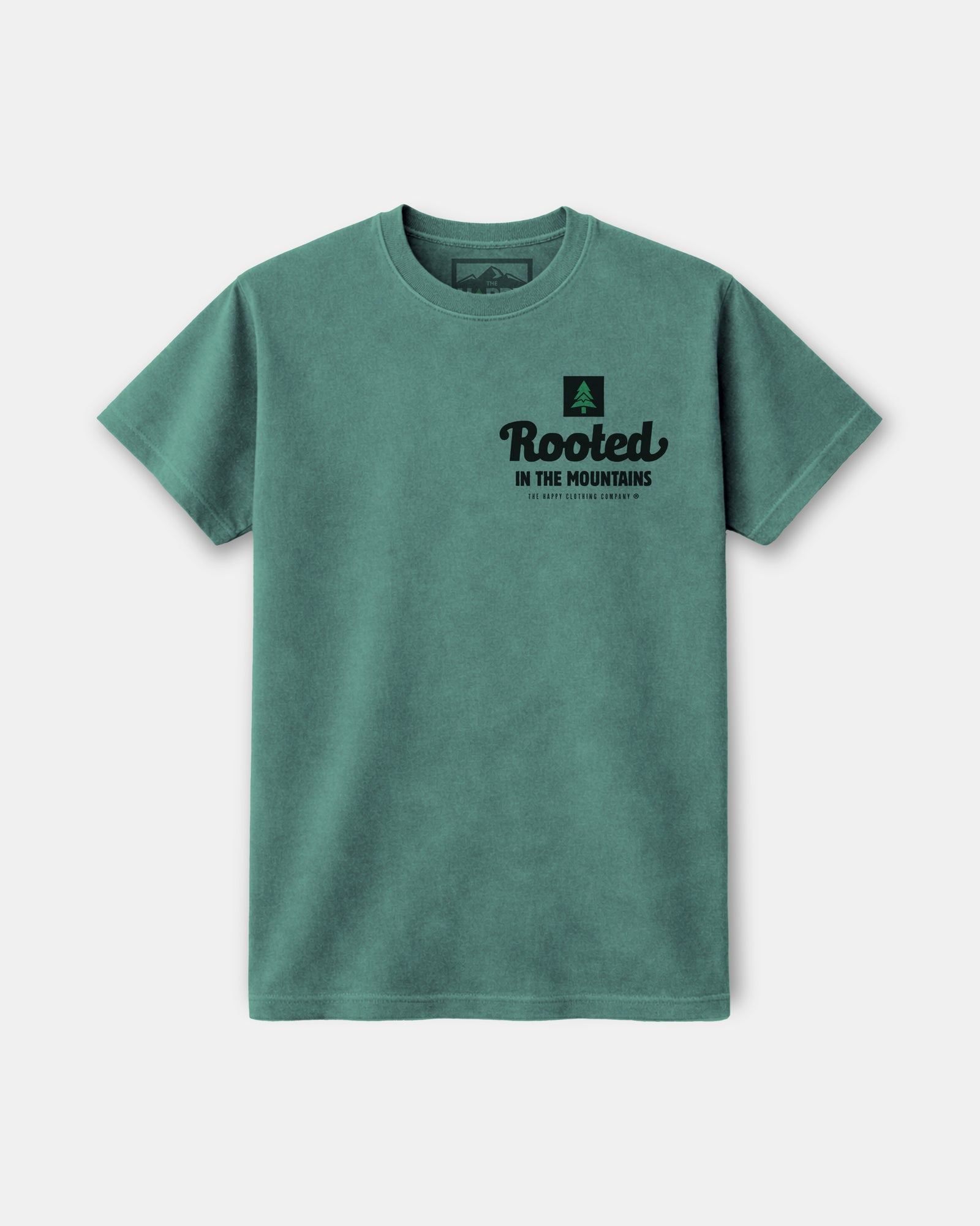 Rooted In The Mountains Nature-Dyed Tee - The Happy Clothing Company