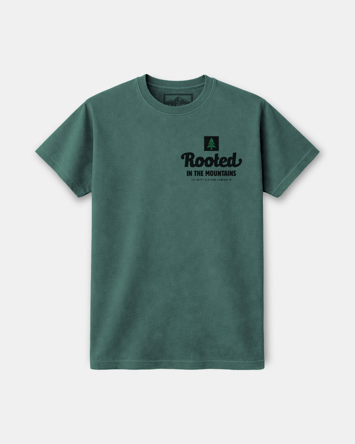 Rooted In The Mountains Nature-Dyed Tee - The Happy Clothing Company