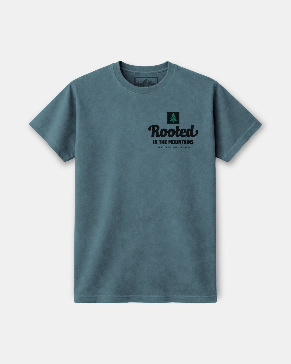 Rooted In The Mountains Nature-Dyed Tee - The Happy Clothing Company