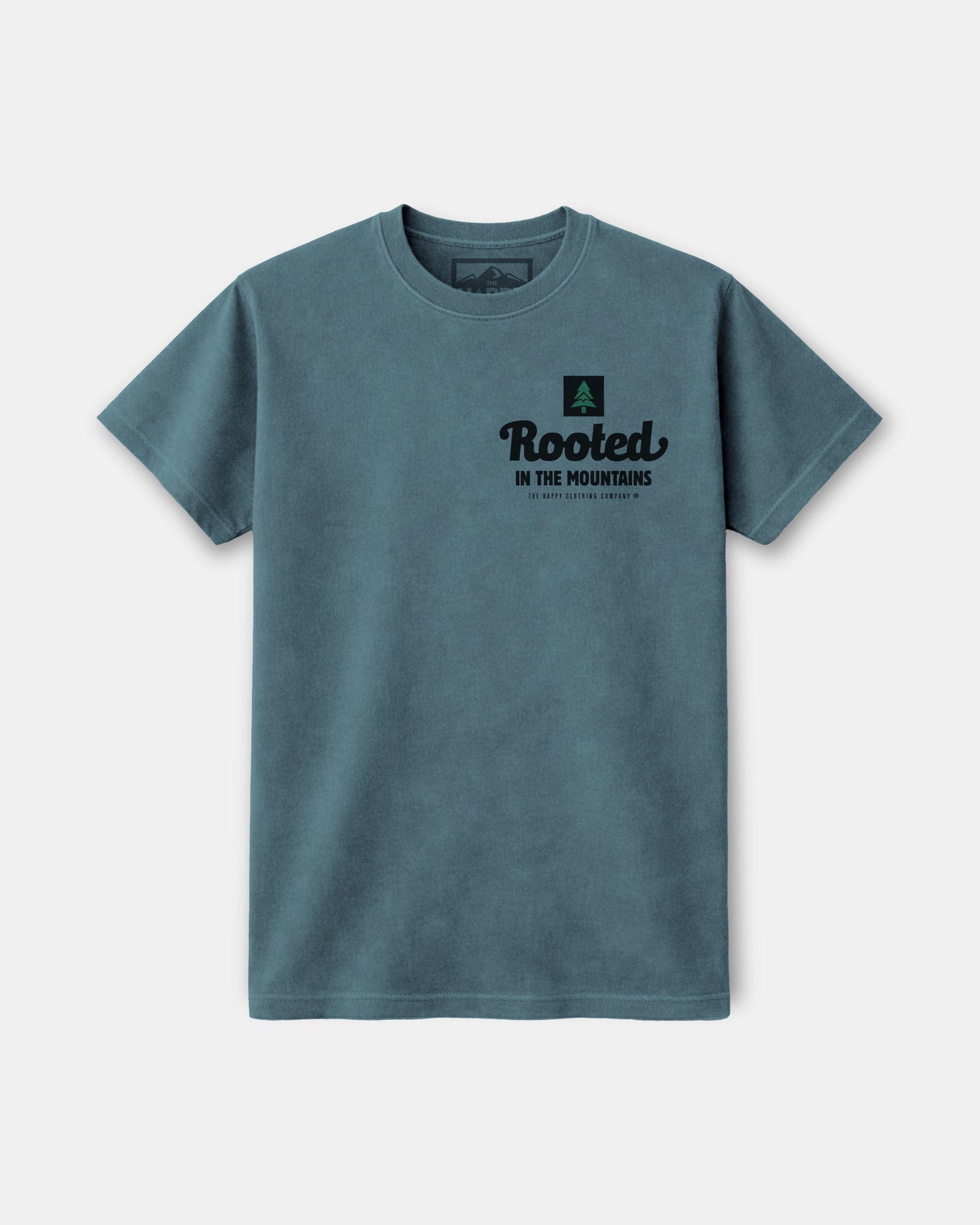 Rooted In The Mountains Nature-Dyed Tee - The Happy Clothing Company