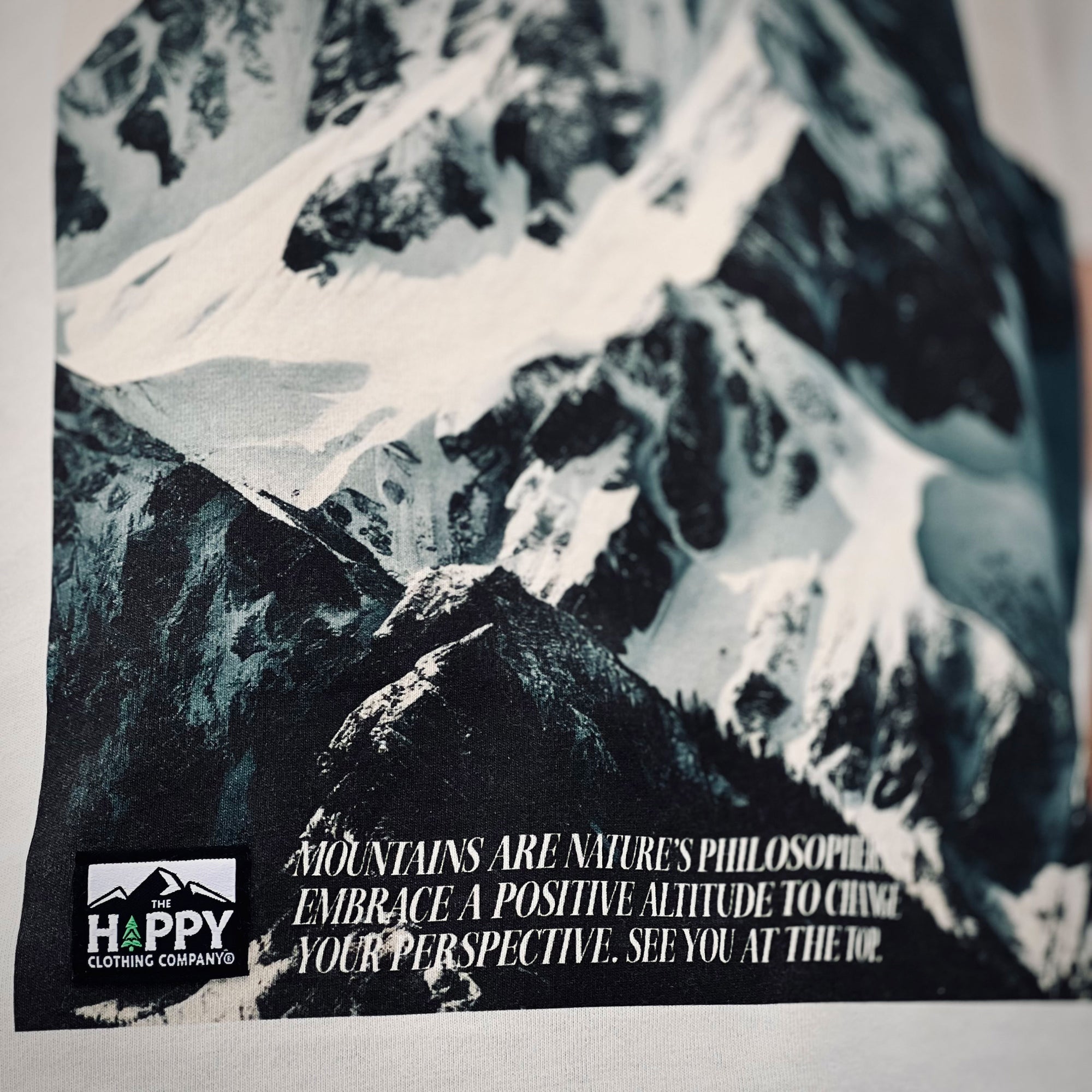Seeker Of Summits Vintage Faded Tee | Oversized Heavyweight |