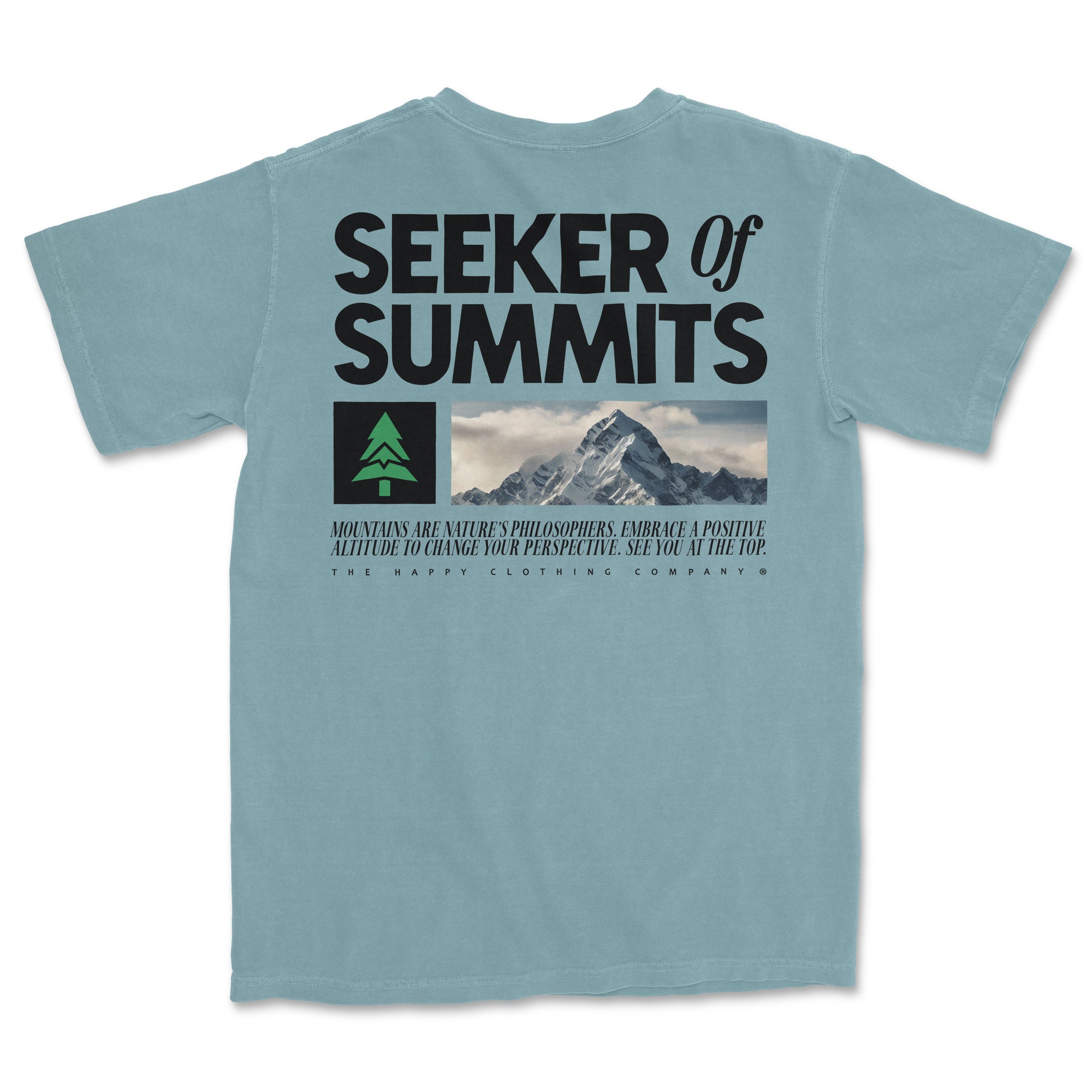 Seeker Of Summits Pigment-Dyed Pocket Tee