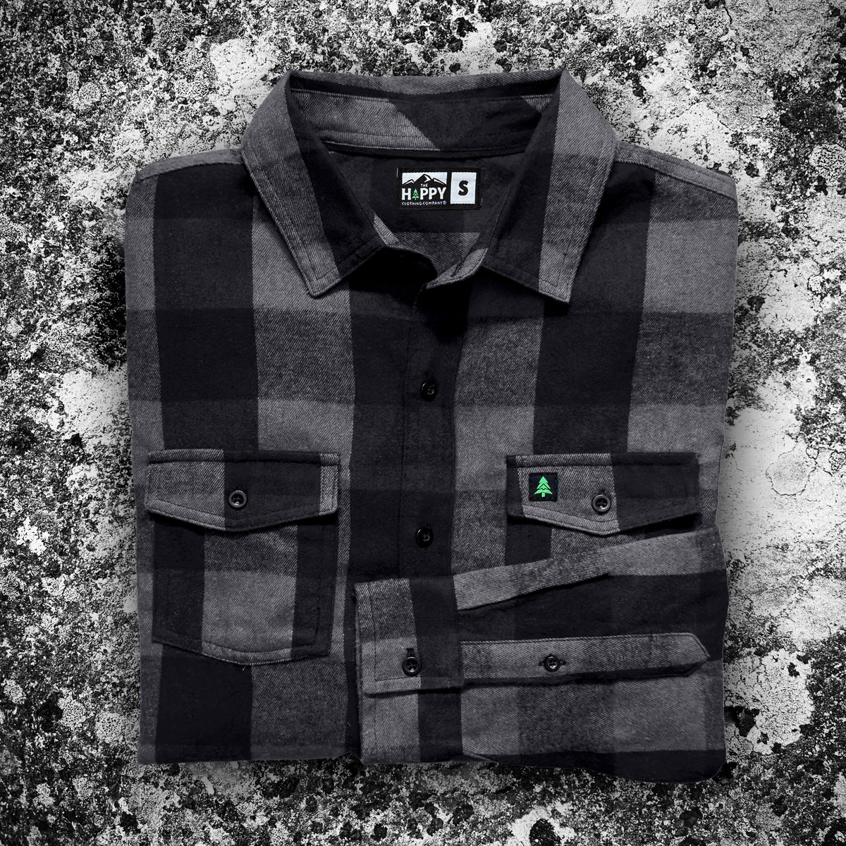 Basecamp Plaid Flannel | SLIM FIT | W / Mountain Tree - The Happy Clothing Company