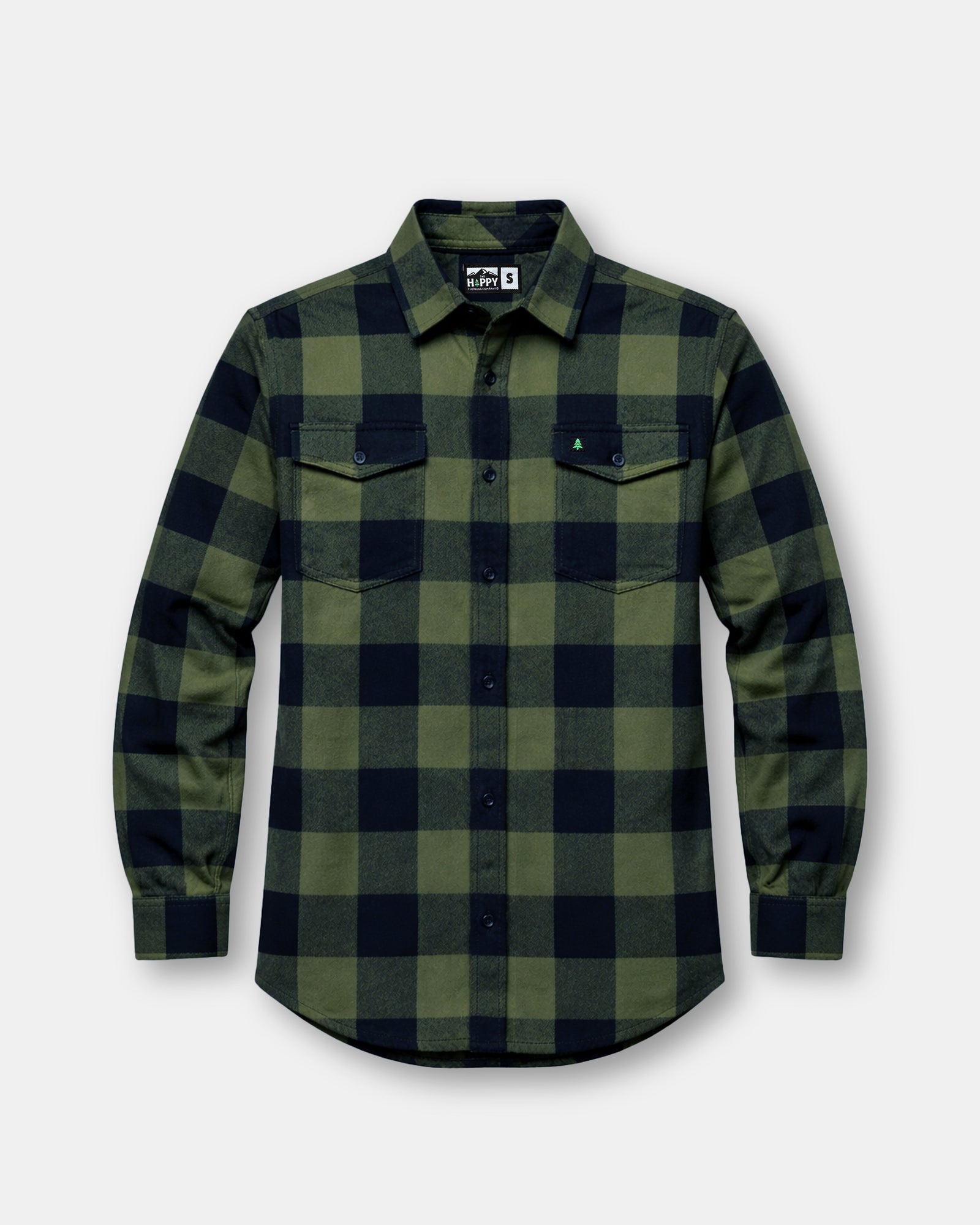 Basecamp Plaid Flannel | SLIM FIT | W / Mountain Tree - The Happy Clothing Company