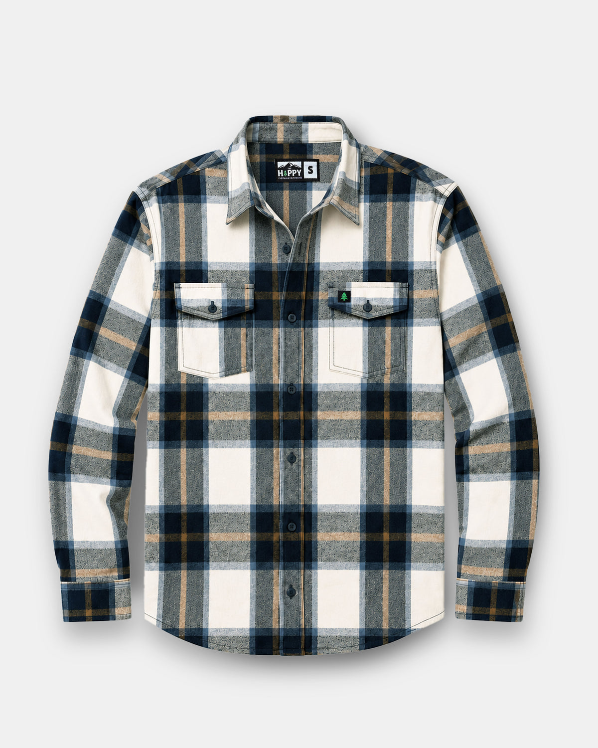 Basecamp Plaid Flannel | SLIM FIT | - The Happy Clothing Company