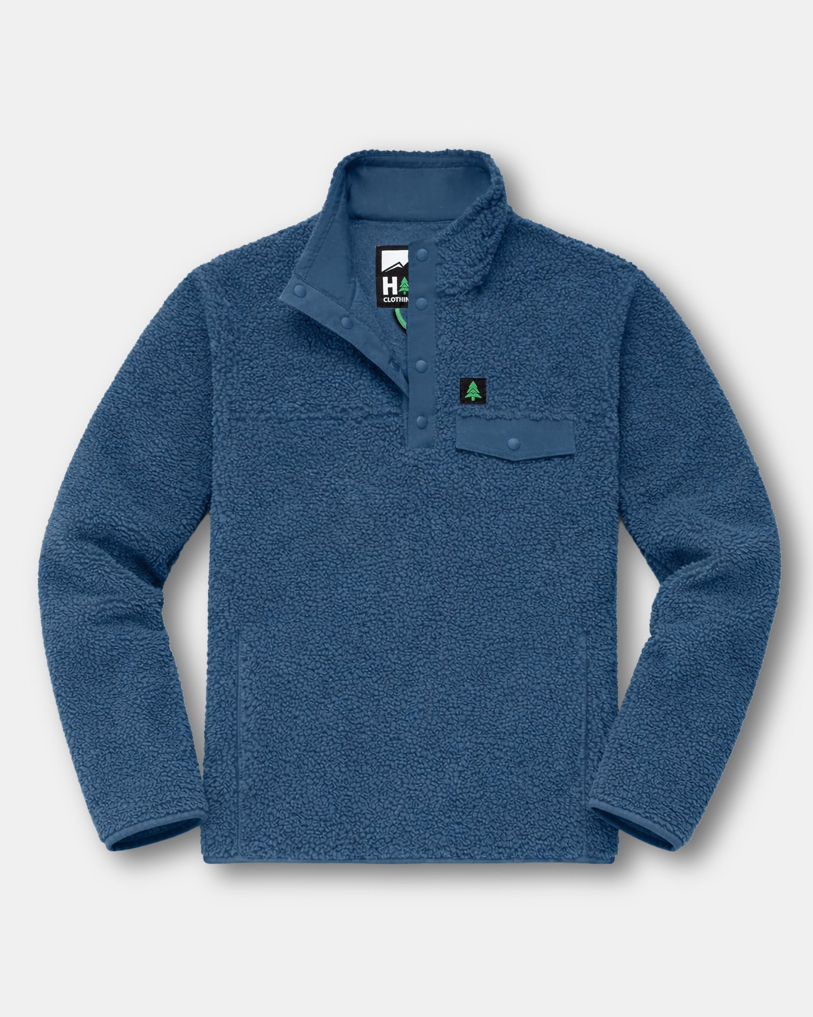 The Summit Quarter Snap Jacket W / Mountain Tree - The Happy Clothing Company