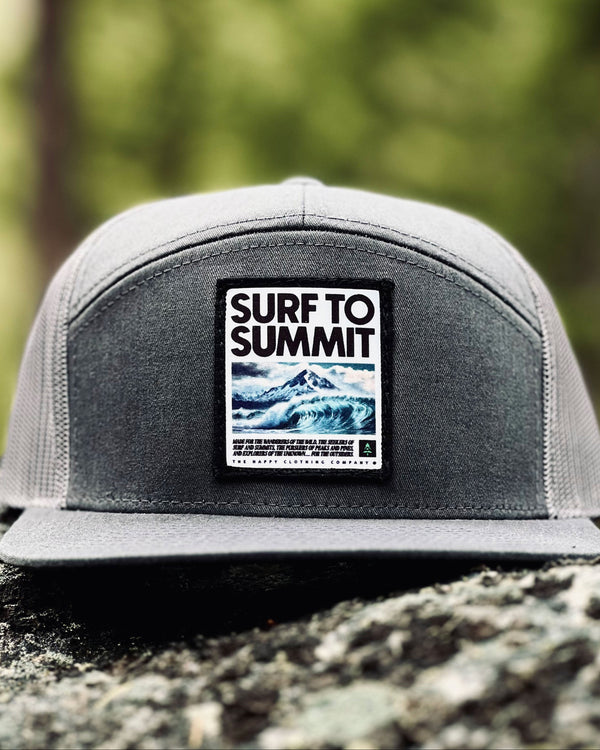 Surf To Summit Printed Patch 7 Panel Cap