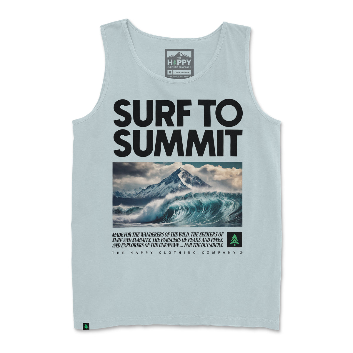 Surf To Summit Pigment-Dyed Tank - The Happy Clothing Company