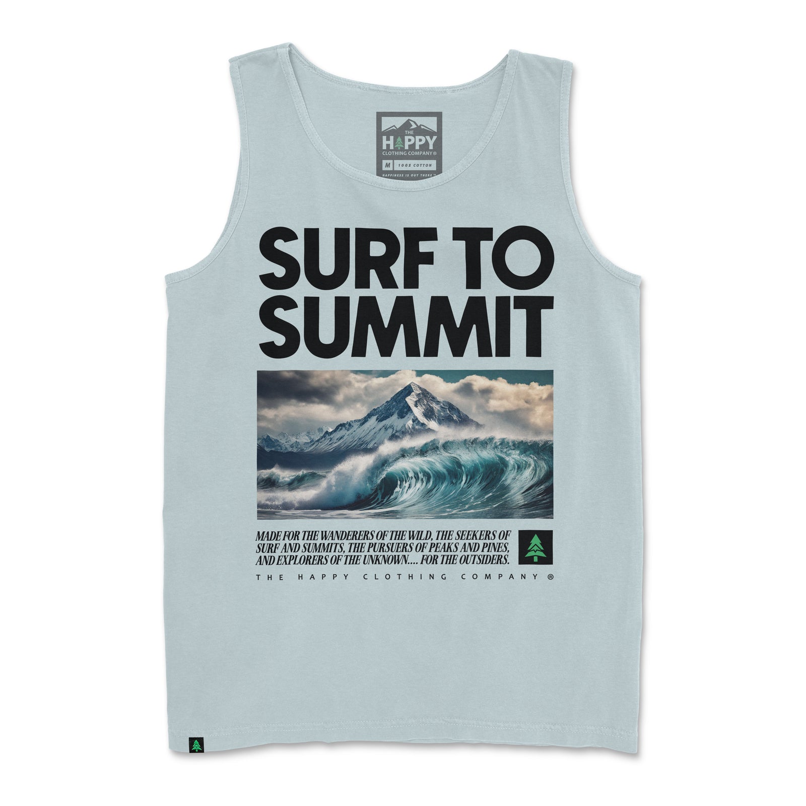 Surf To Summit Pigment-Dyed Tank - The Happy Clothing Company