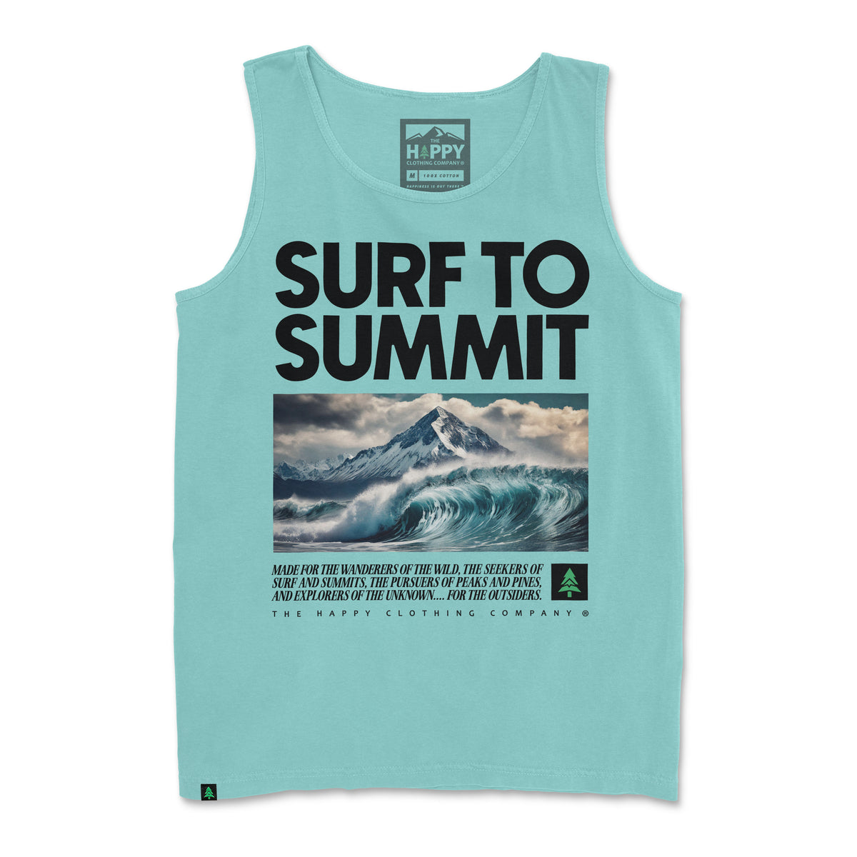 Surf To Summit Pigment-Dyed Tank - The Happy Clothing Company