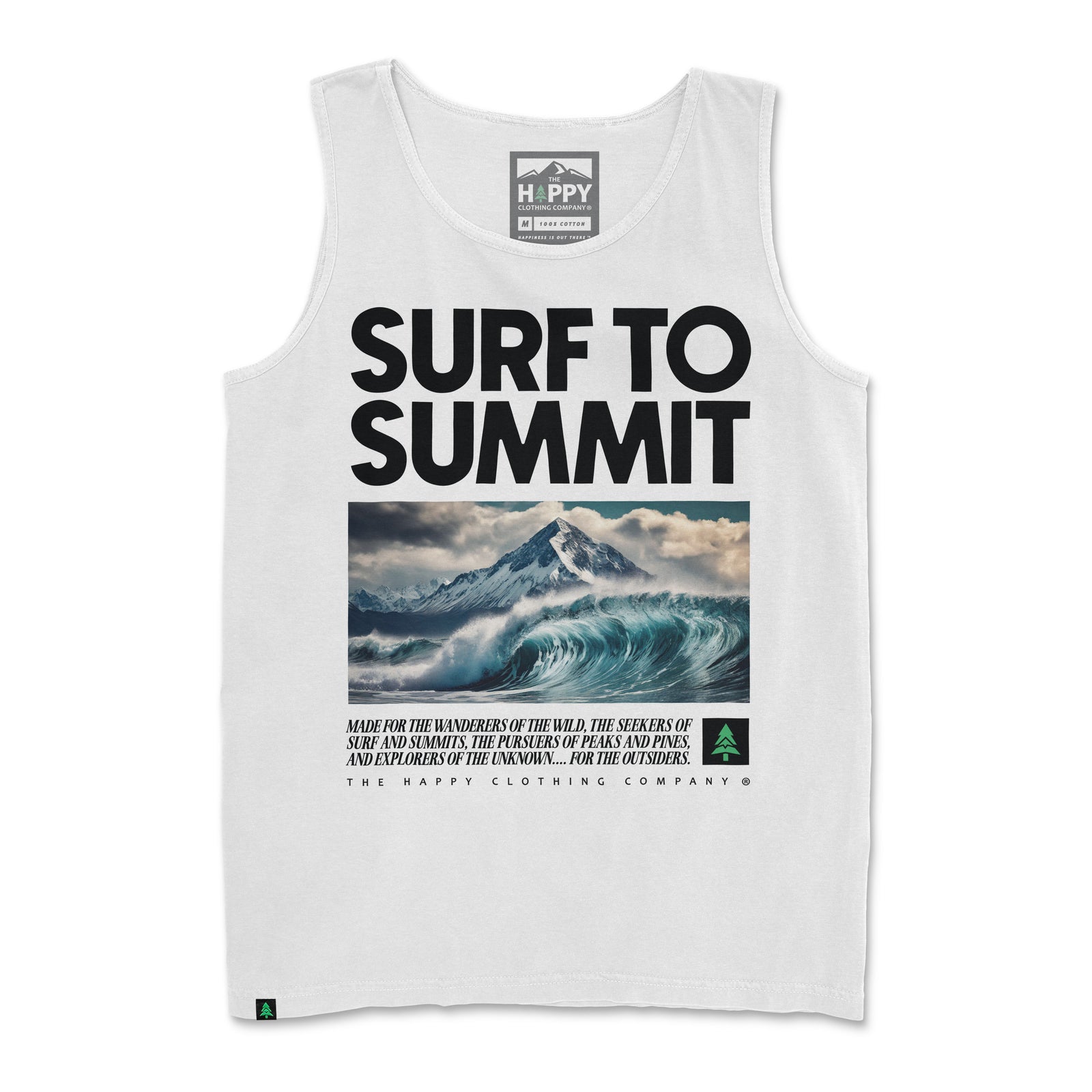 Surf To Summit Pigment-Dyed Tank - The Happy Clothing Company