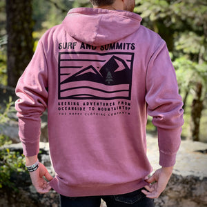 Surf and Summits Nature-Dyed Unisex Hoodie