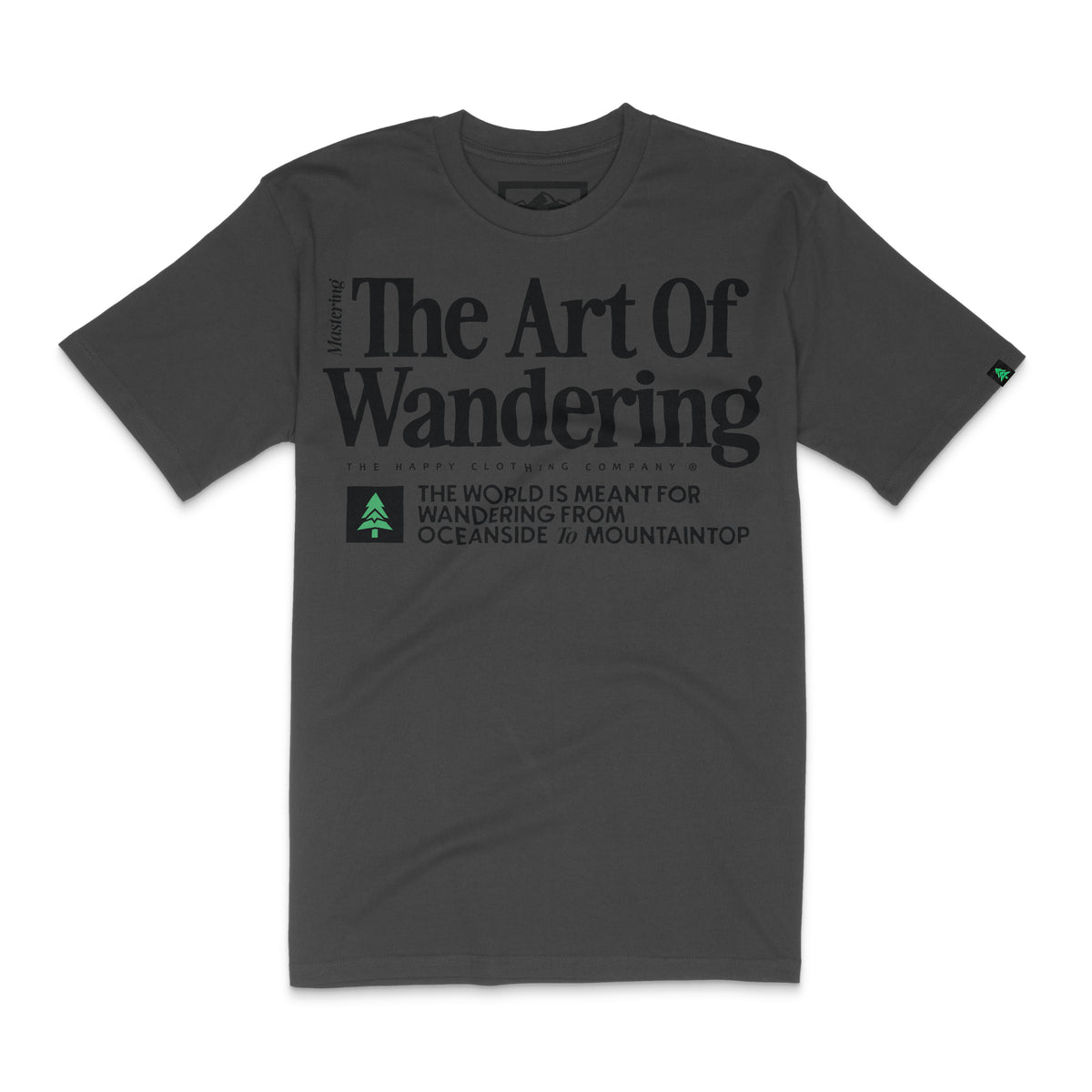 The Art Of Wandering &#39;Lifestyle Tee&#39; | Premium Heavyweight |