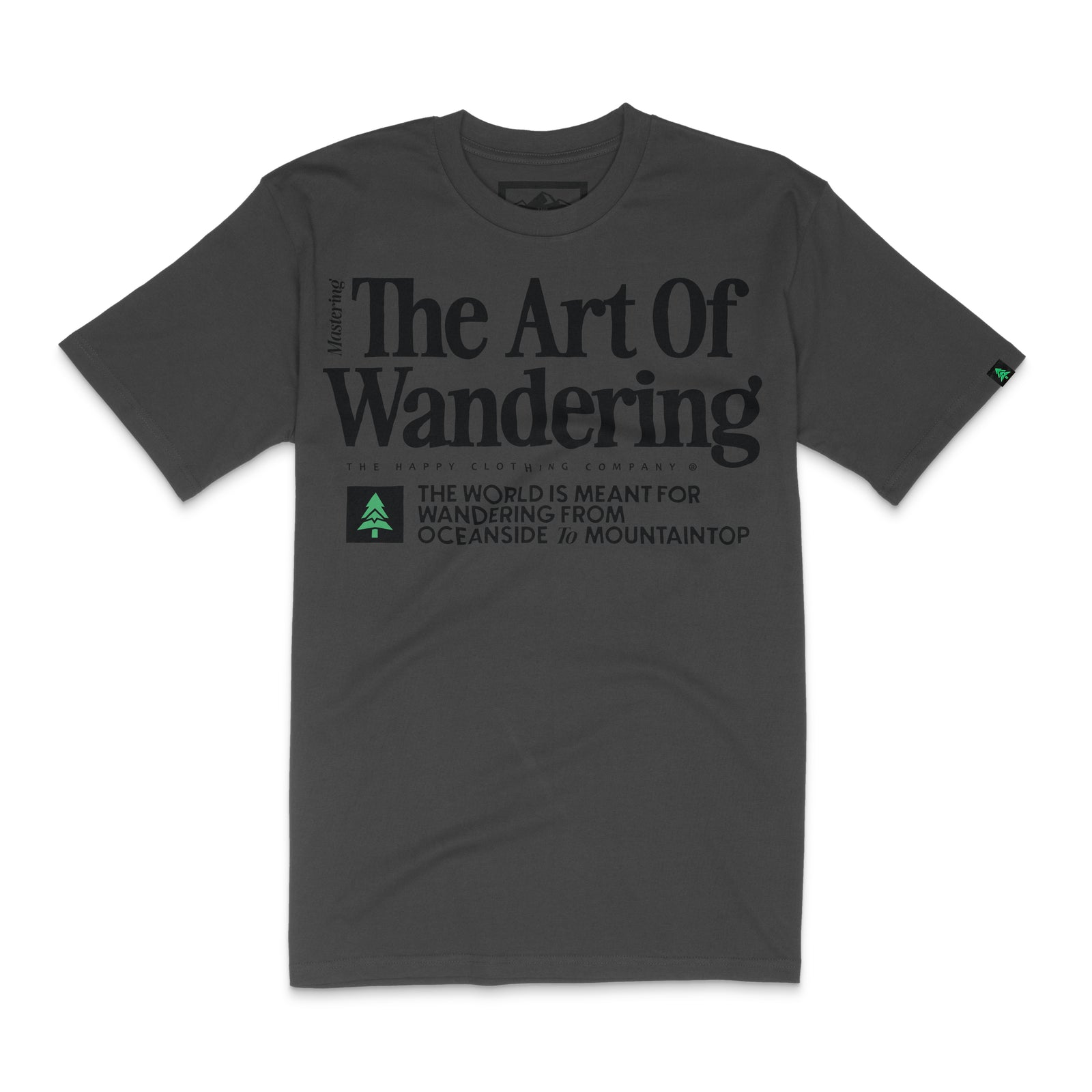 The Art Of Wandering 'Lifestyle Tee' | Premium Heavyweight | - The Happy Clothing Company