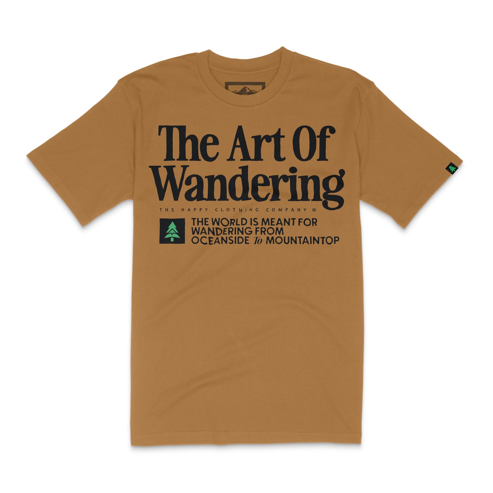 The Art Of Wandering 'Lifestyle Tee' | Premium Heavyweight | - The Happy Clothing Company