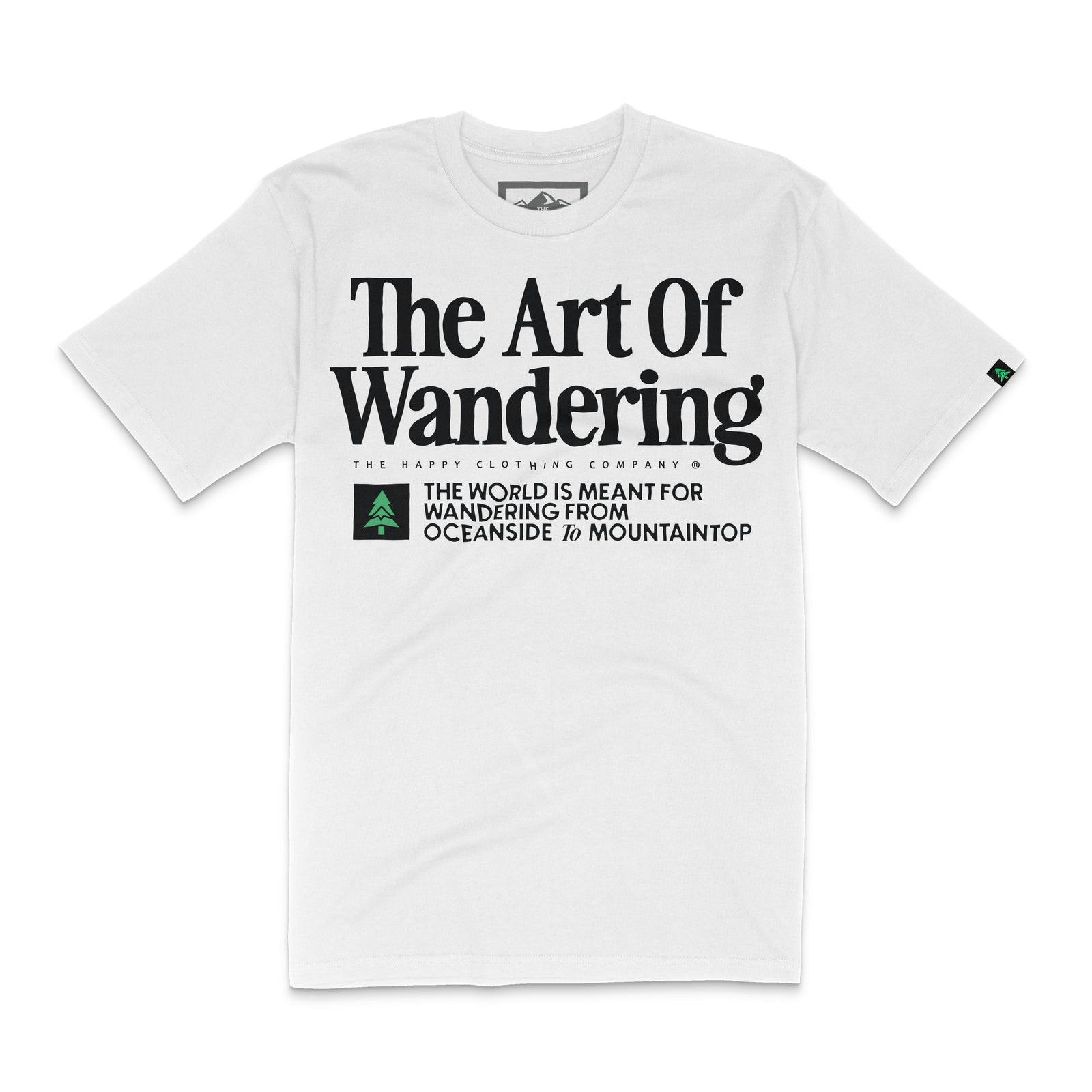 The Art Of Wandering 'Lifestyle Tee' | Premium Heavyweight | - The Happy Clothing Company