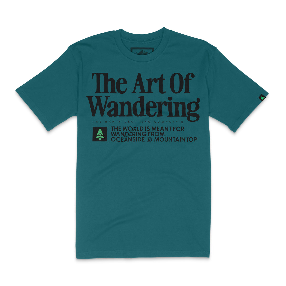 The Art Of Wandering 'Lifestyle Tee' | Premium Heavyweight | - The Happy Clothing Company