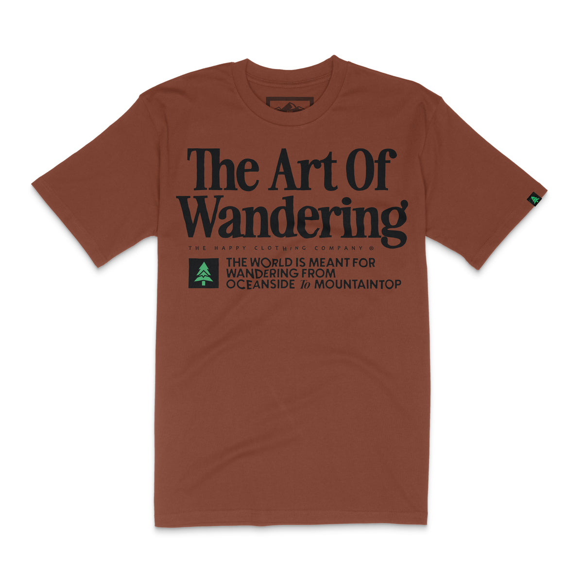 The Art Of Wandering 'Lifestyle Tee' | Premium Heavyweight | - The Happy Clothing Company